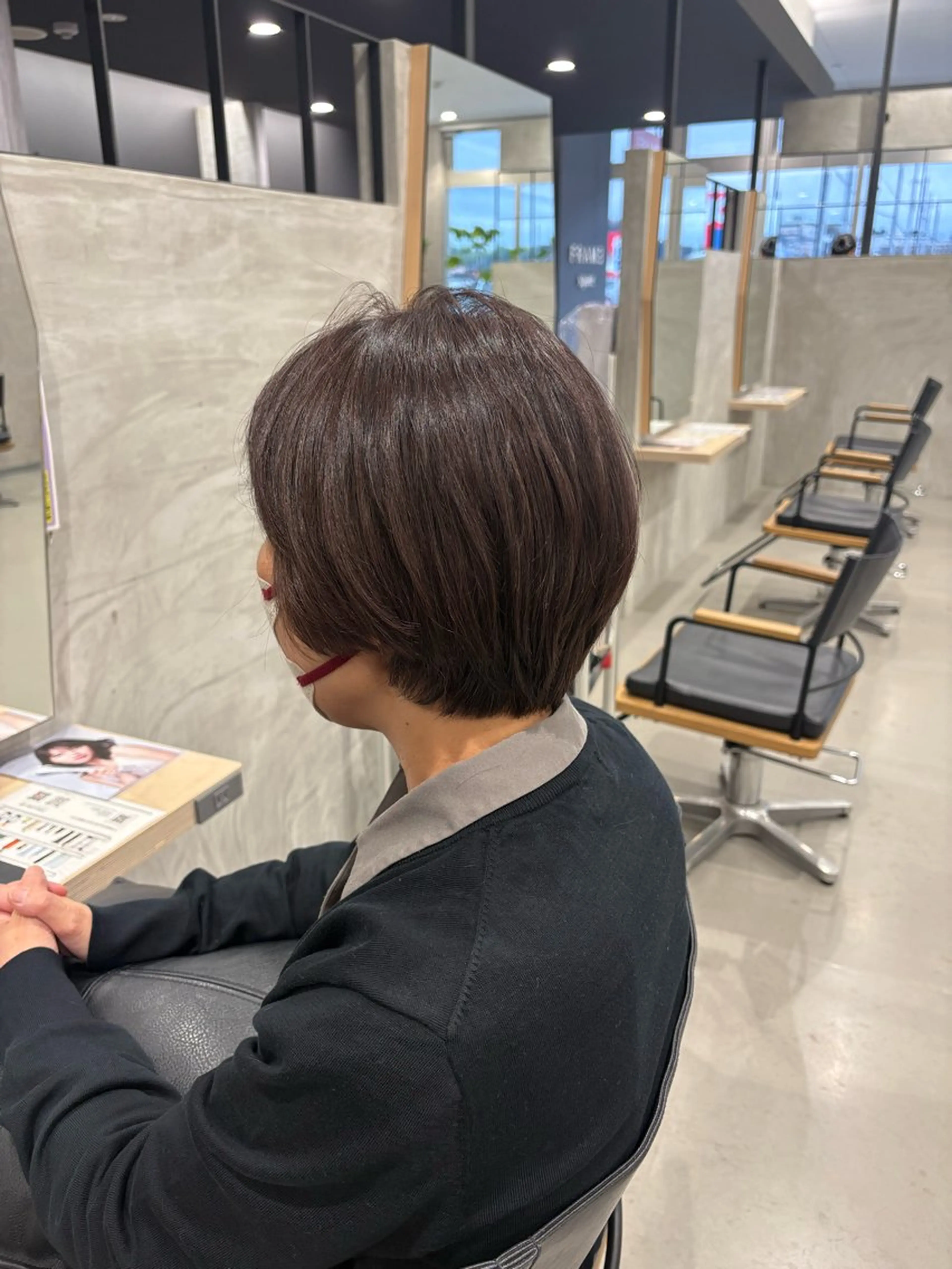 カラー ブラウンカラー ヘアカラー FRAME/ 岡本佳奈のヘアスタイル