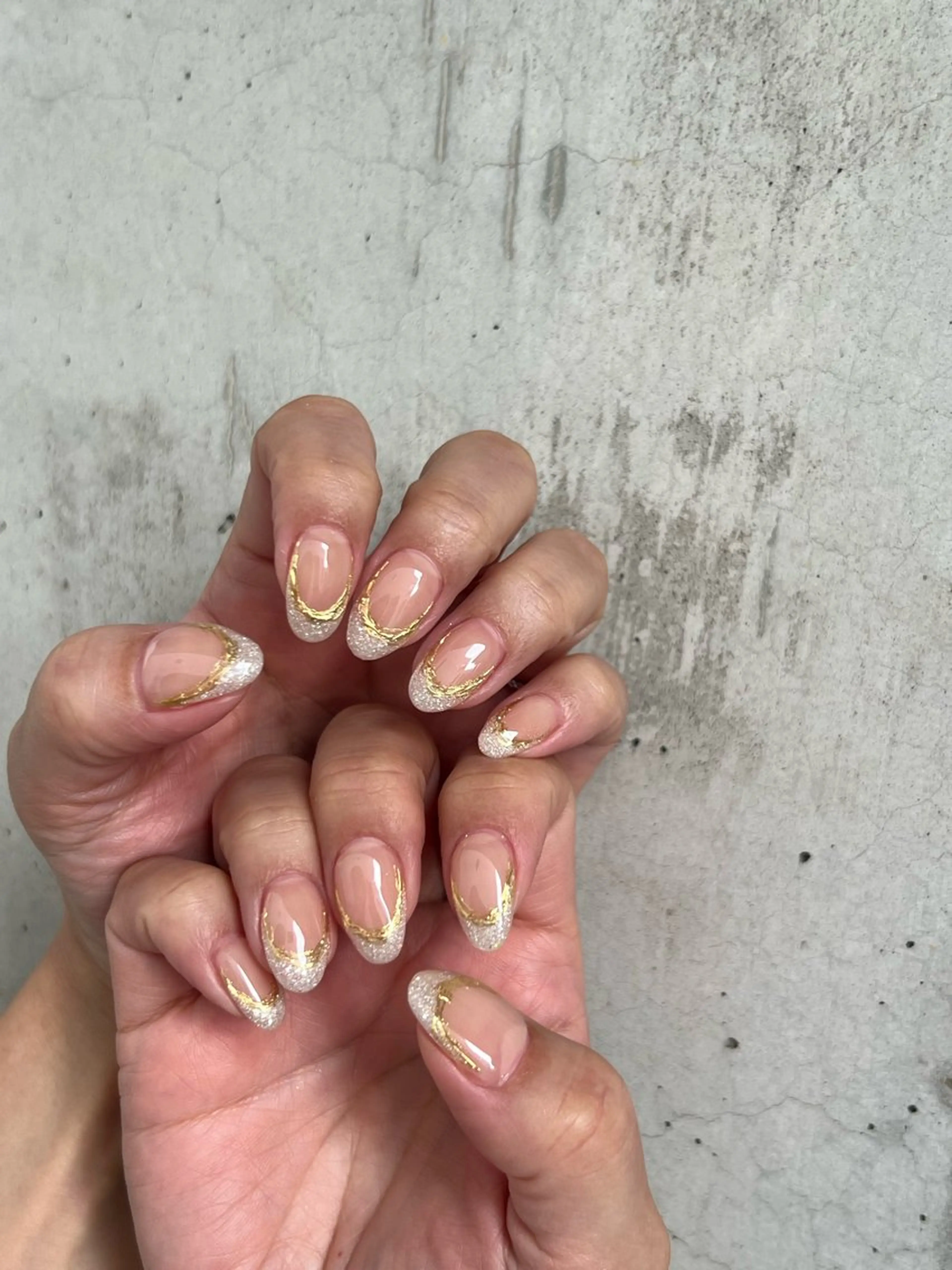 ネイル フレンチネイル 持ち込み ホワイト ハンドネイル ハンドケア Charme. NOBUKOのネイルデザイン