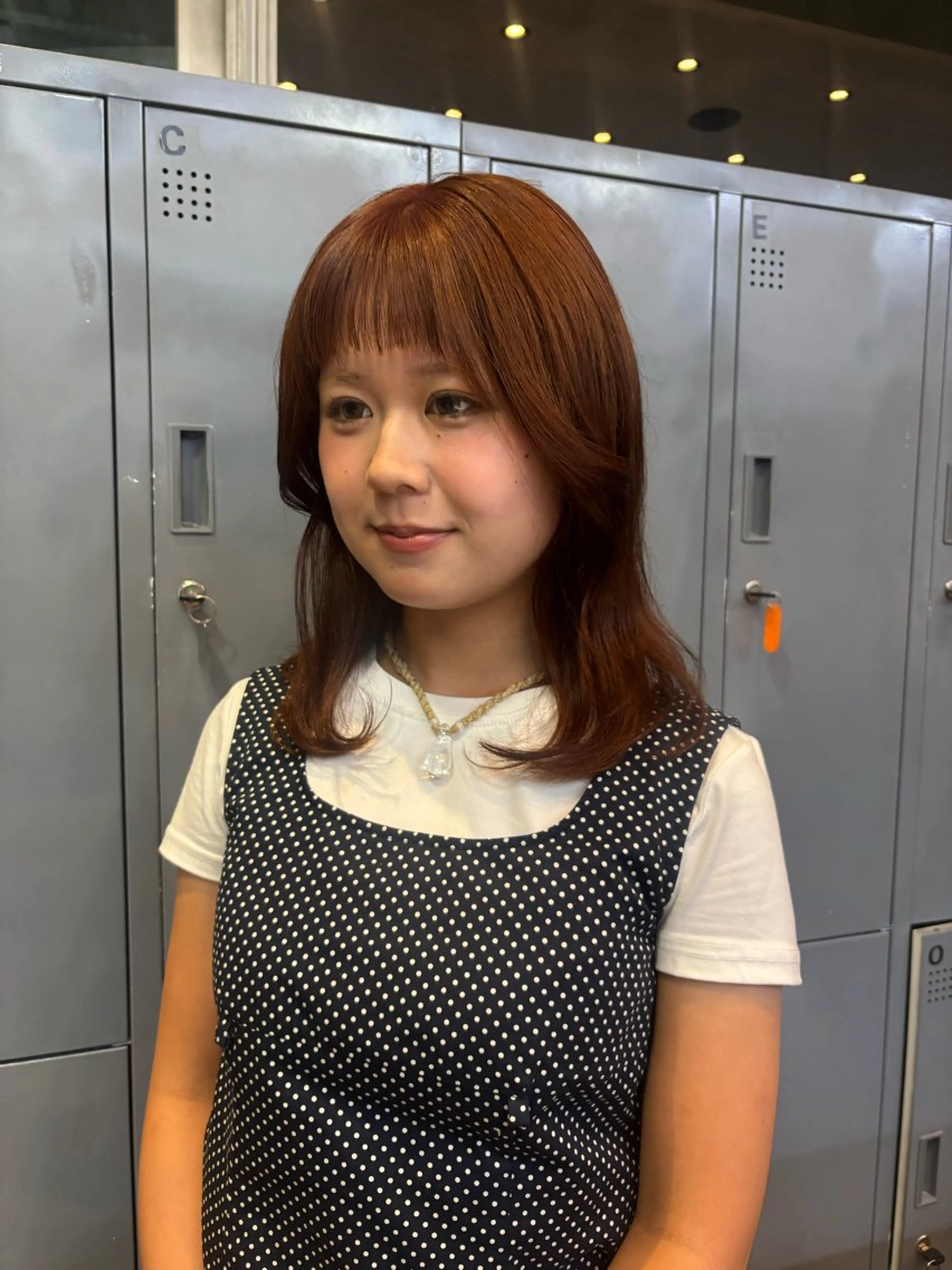 ミディアム カット ヘアカラー ☘️かわいいハイトー ン☘️nonokaのヘアスタイル