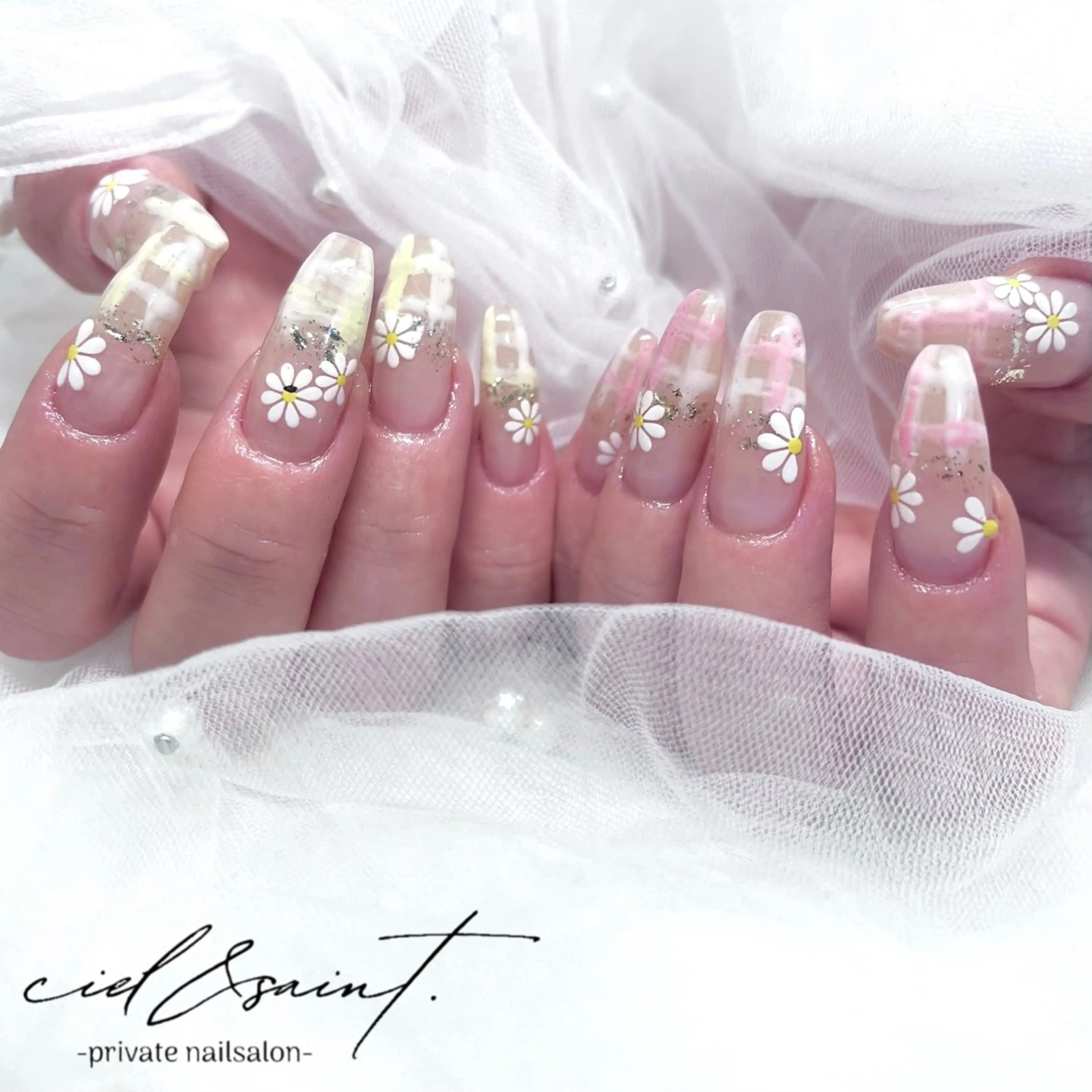 ネイル ハンドネイル nail salon ciel&saintのネイルデザイン