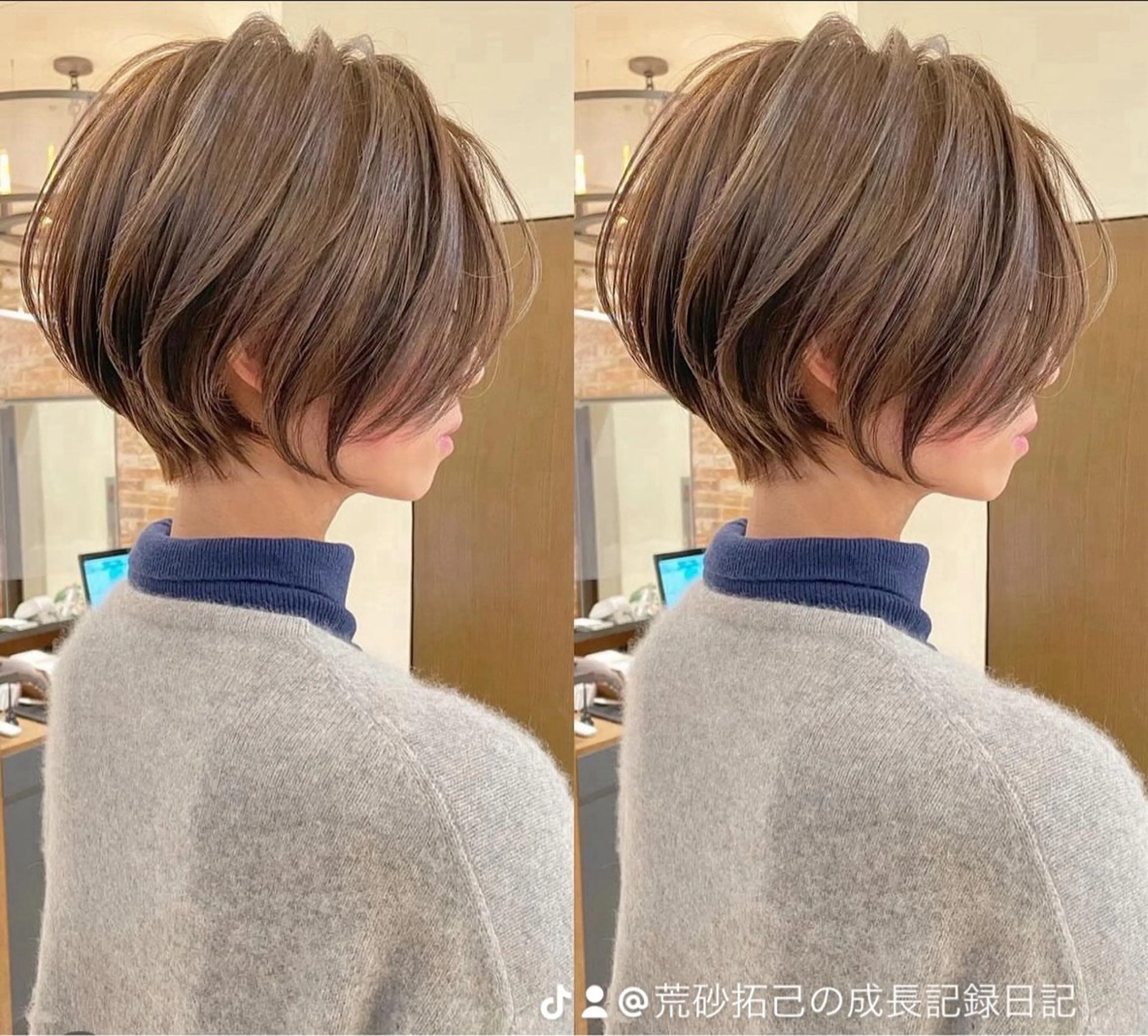 ショート 無料カットモデル/ 丸みショート/たくみのヘアスタイル