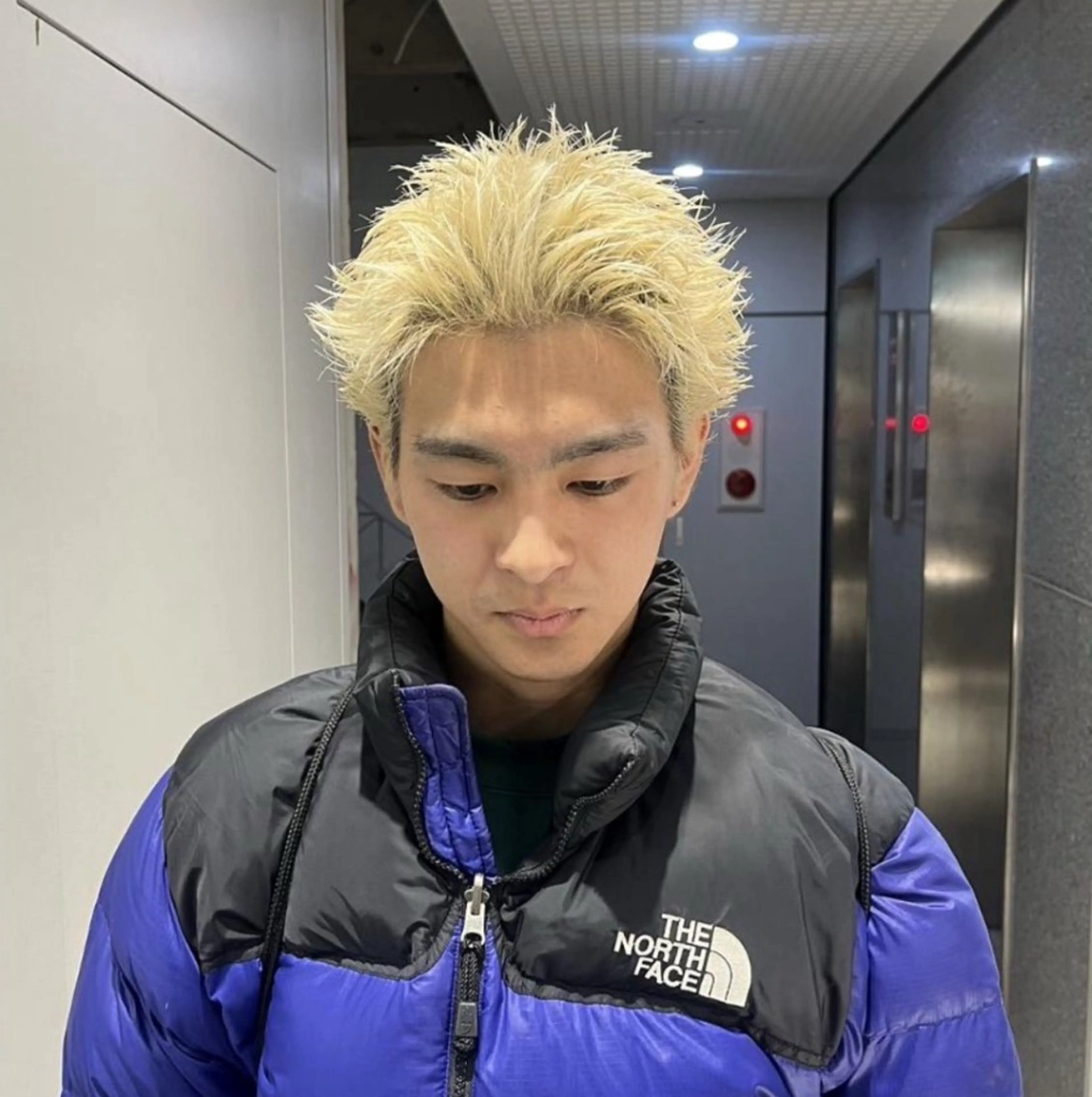 ショート カラー パーマ メンズ カット ヘアカラー 🔥スパイキー 特化🔥菊水皐暉🔥のヘアスタイル