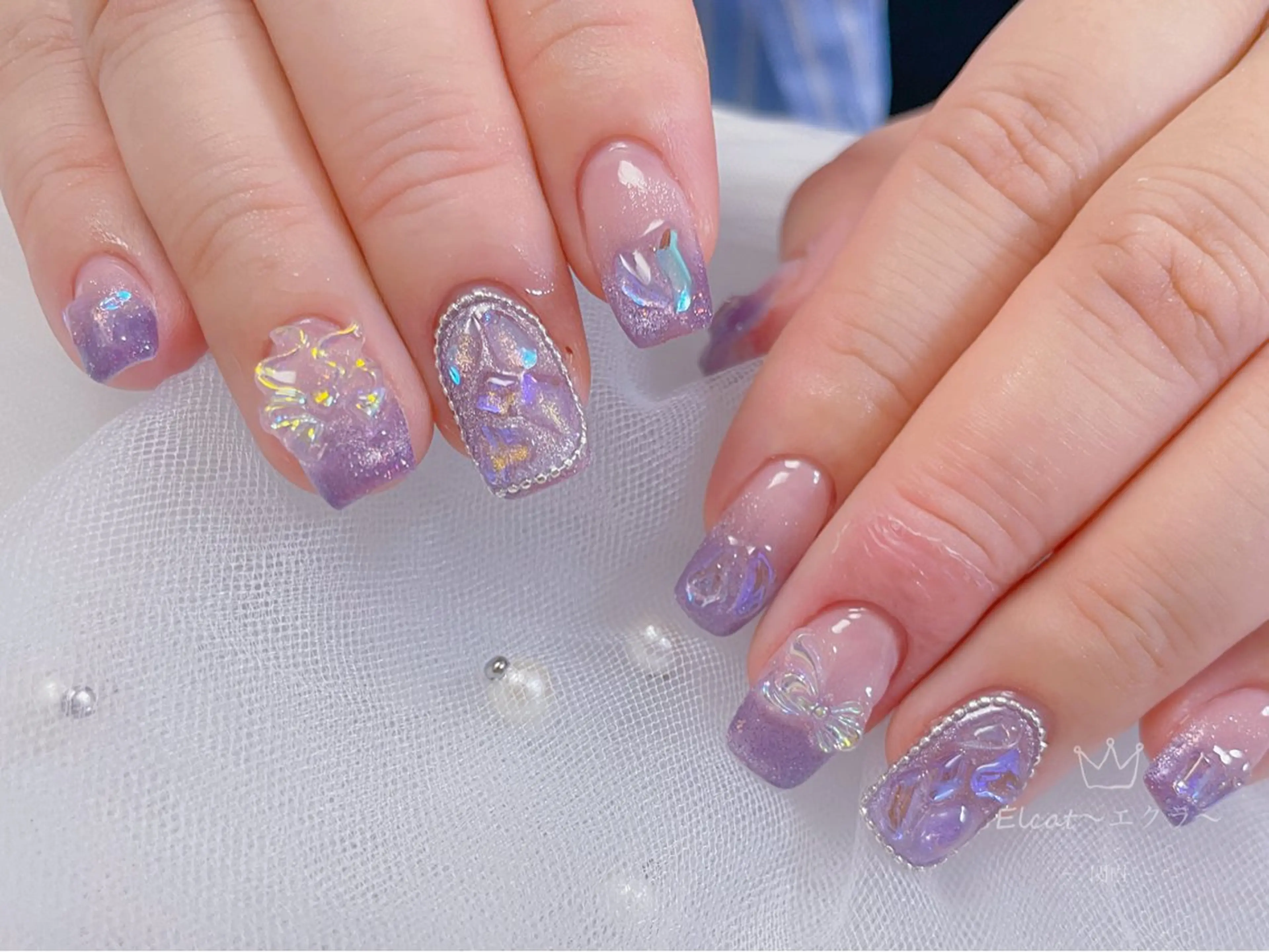 ネイル ハンドネイル ハンドケア ネイルサロンエクラ 🫧Shizukaのネイルデザイン