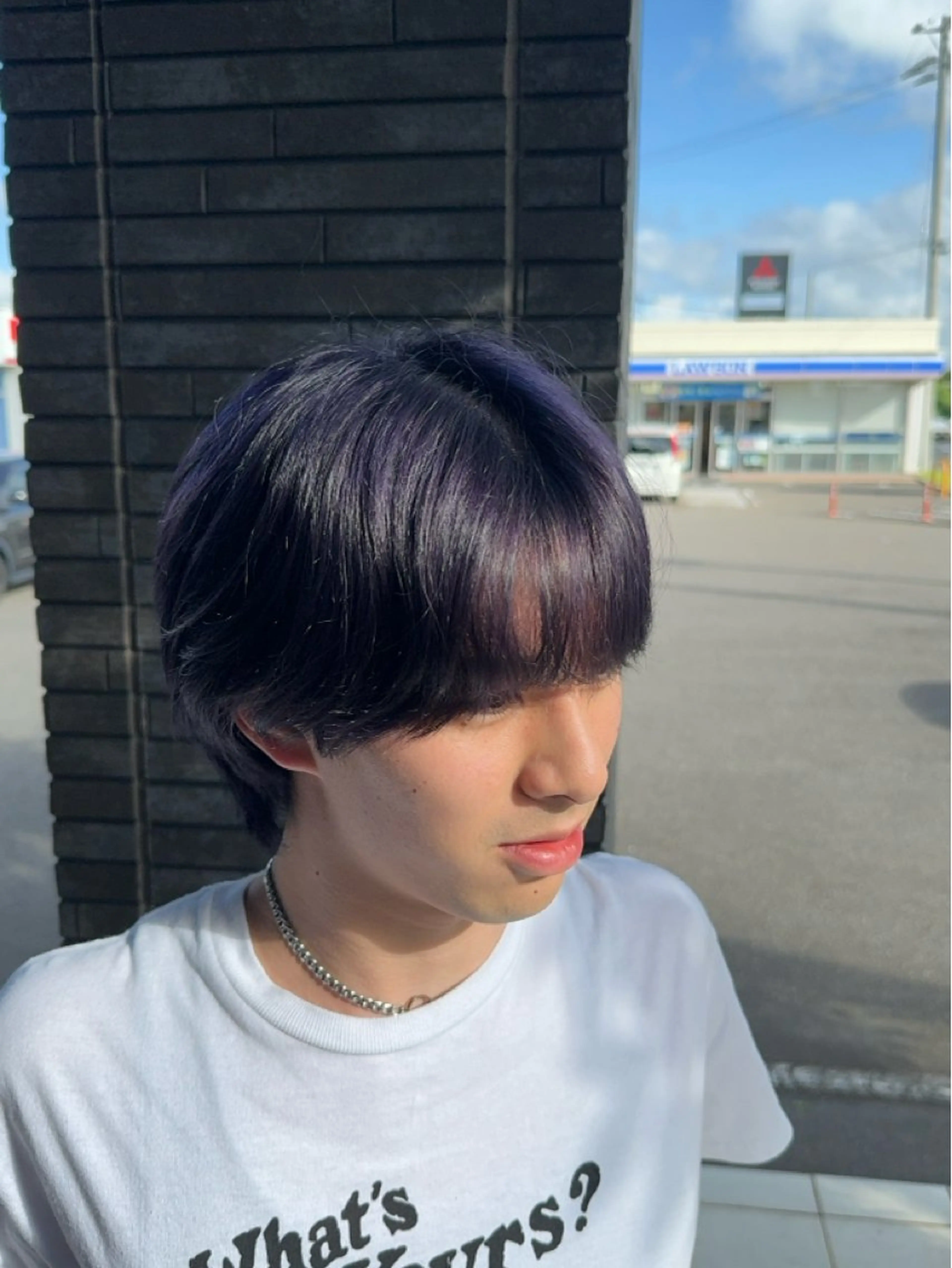 メンズ ヘアカラー earth中野山 村松　和磨のヘアスタイル