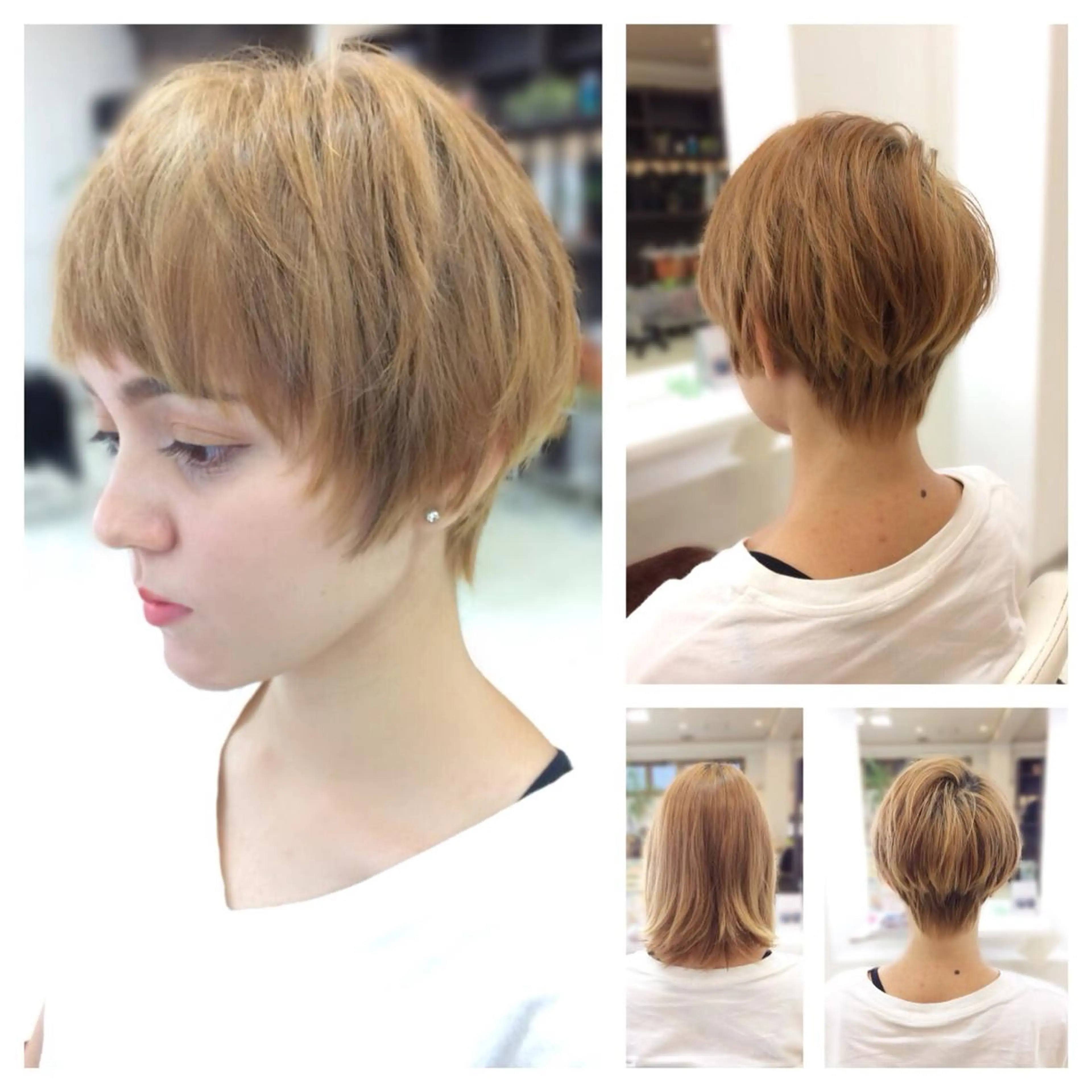 ショート ショートヘア いけだ ゆうのヘアスタイル