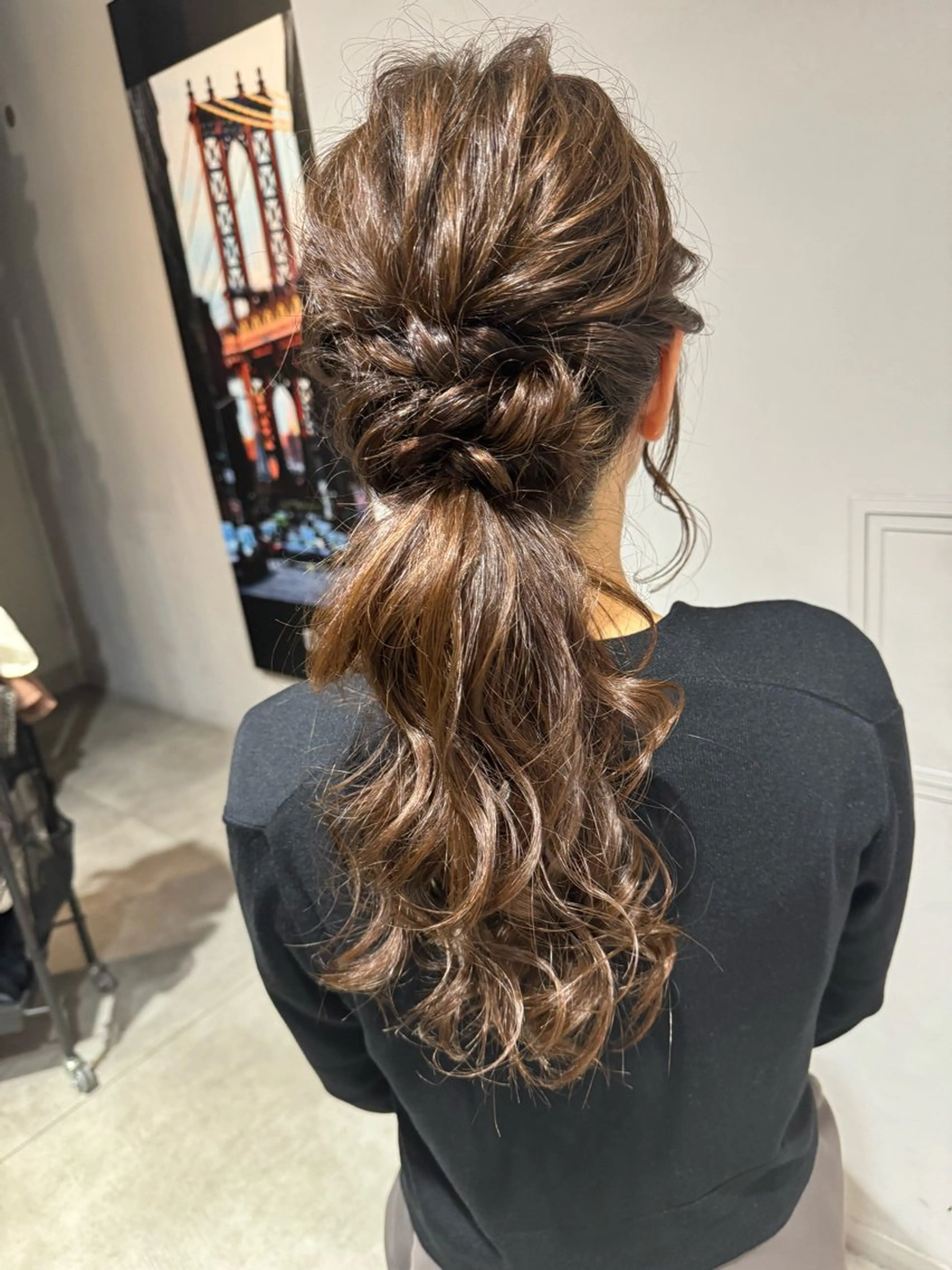 ミディアム ヘアアレンジ 結婚式・ブライダル ヘアセット Dxxxx III所属・オシャレ女性目線の 大人メンズ❁⃘*.ﾟのヘアスタイル