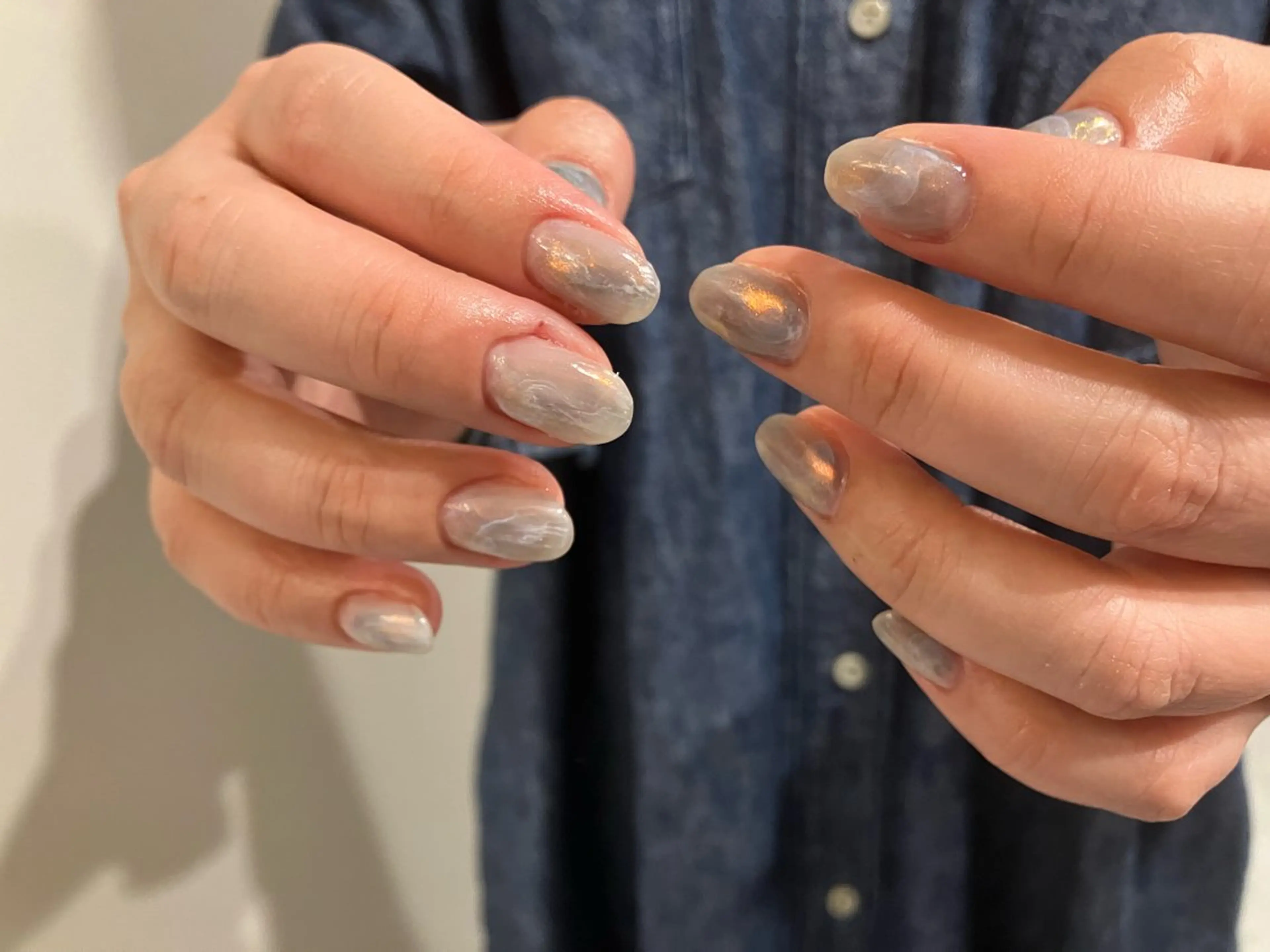 ネイル ハンドネイル Nail salon Roovely 代官山店【ネイルサロンルブリー】所属・roovely Rumi／ニュアンスのネイルデザイン