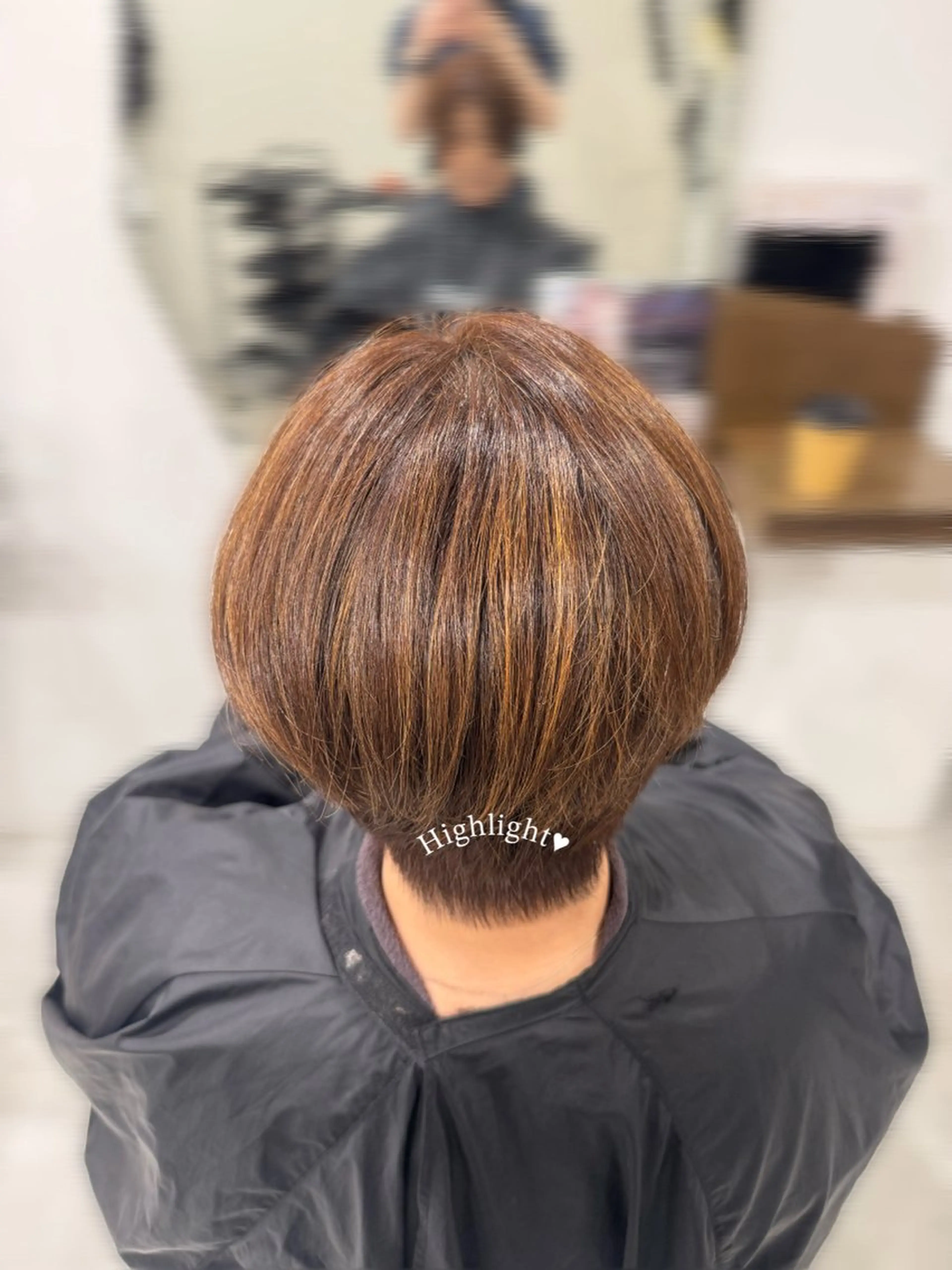 ショート 🤍うる艶カラー🤍 たむら みなみ 銀座のヘアスタイル