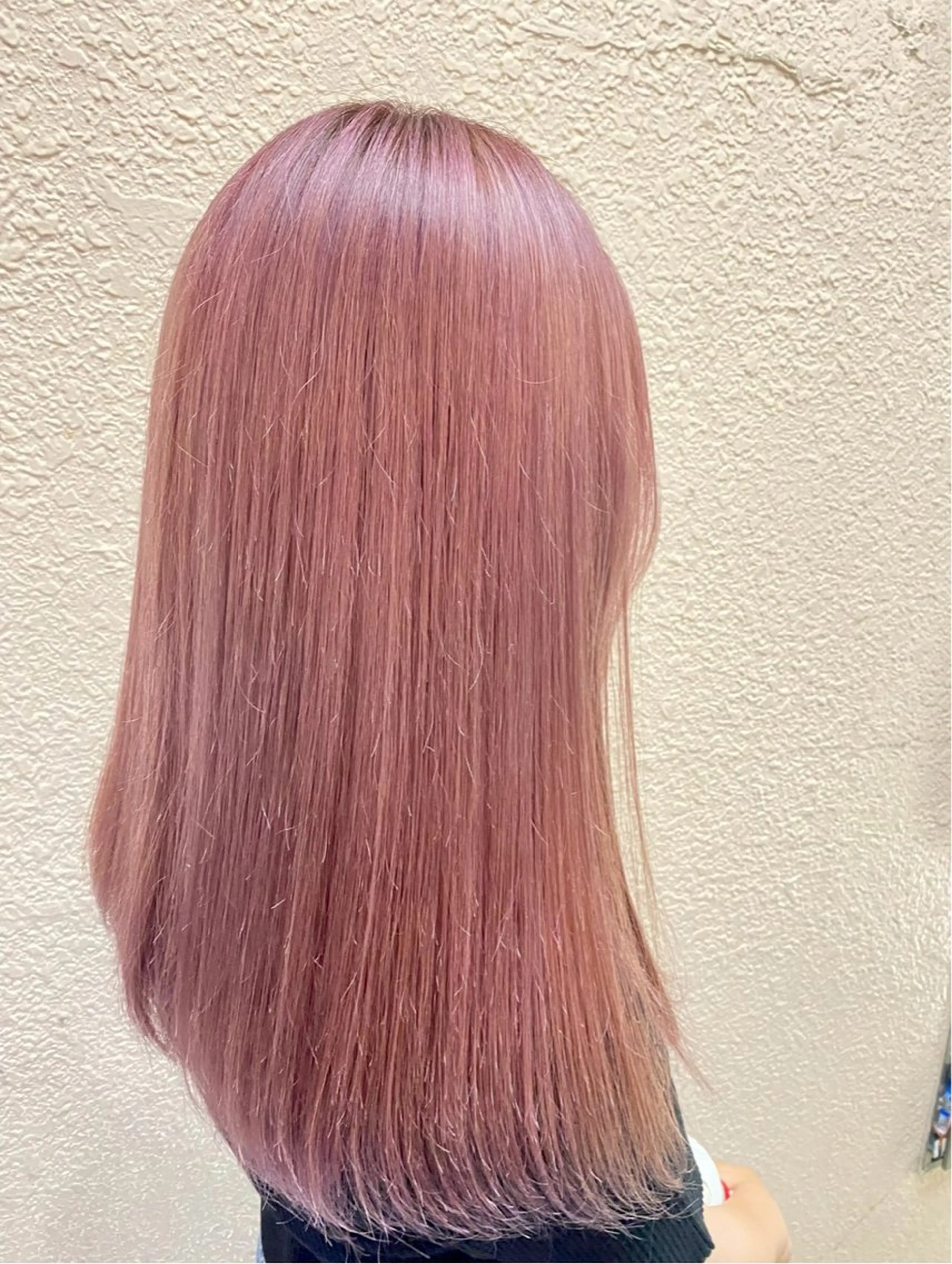 カラー ピンクカラー カット ヘアカラー トリートメント カット/ピンク/ ラベンダー/長谷恵花のヘアスタイル