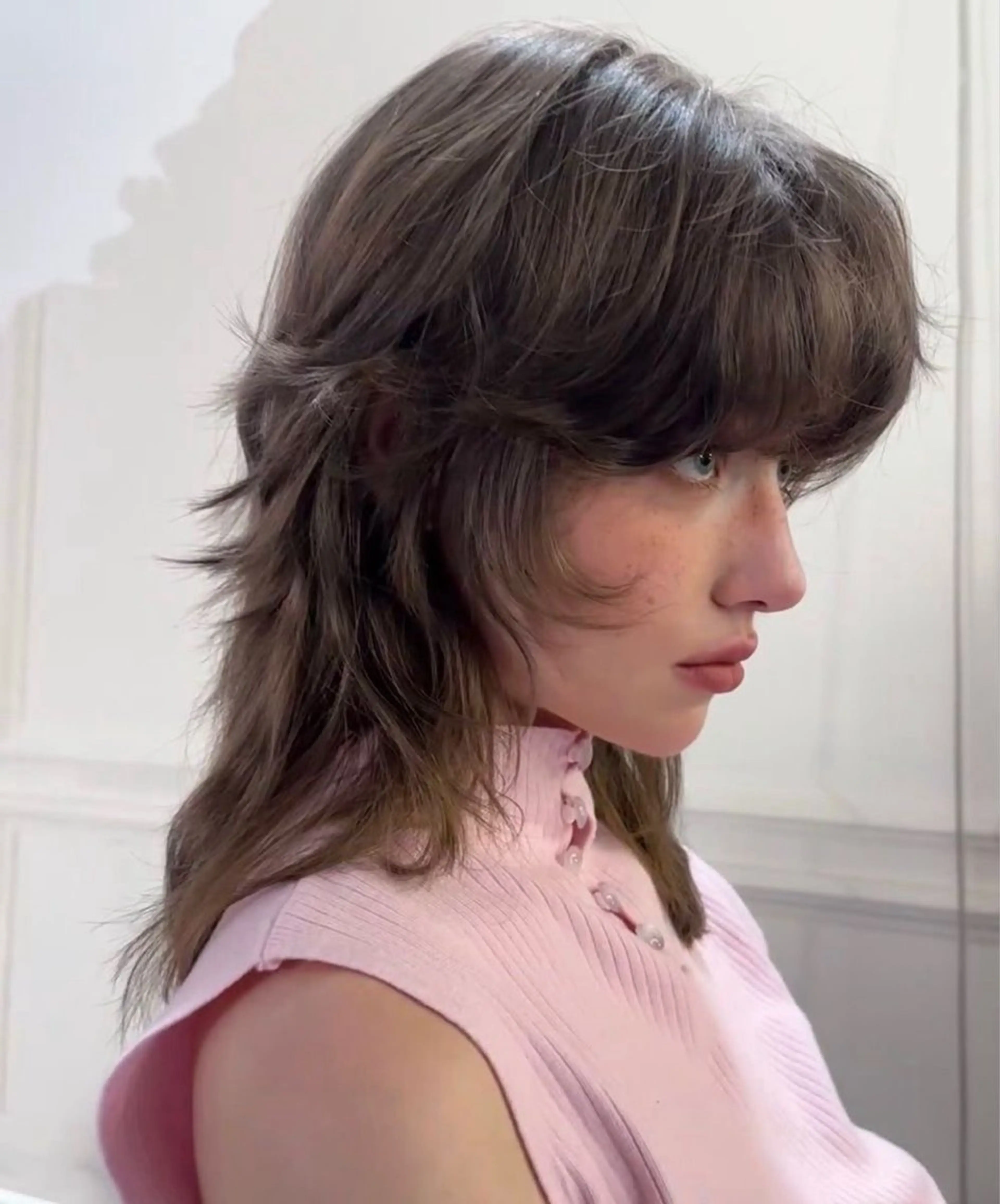 ロング パーマ カット パーマ YOKO/パーマ レイヤーカットのヘアスタイル
