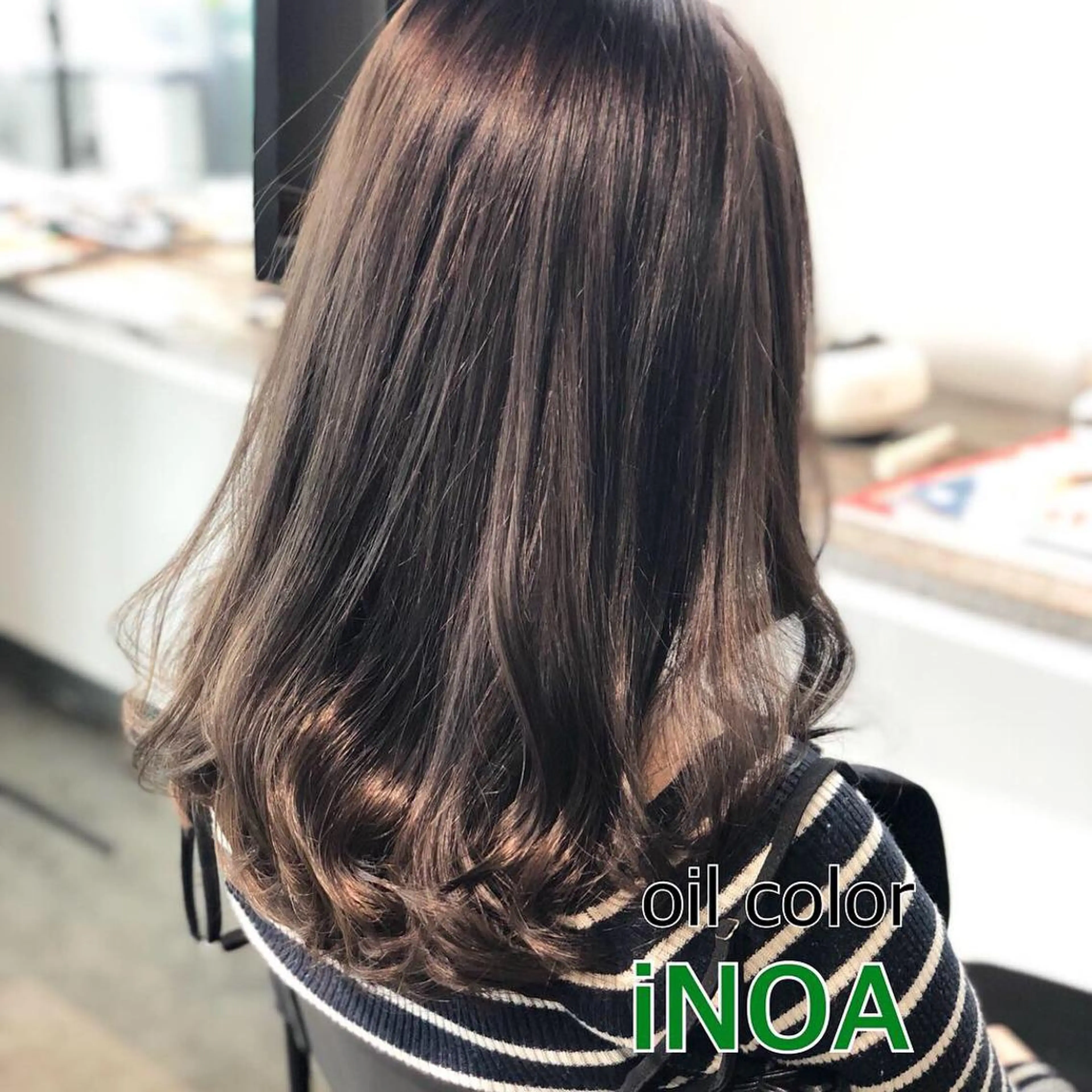 カラー ハイトーン/レイヤー /ケアブリーチ石川治のヘアスタイル