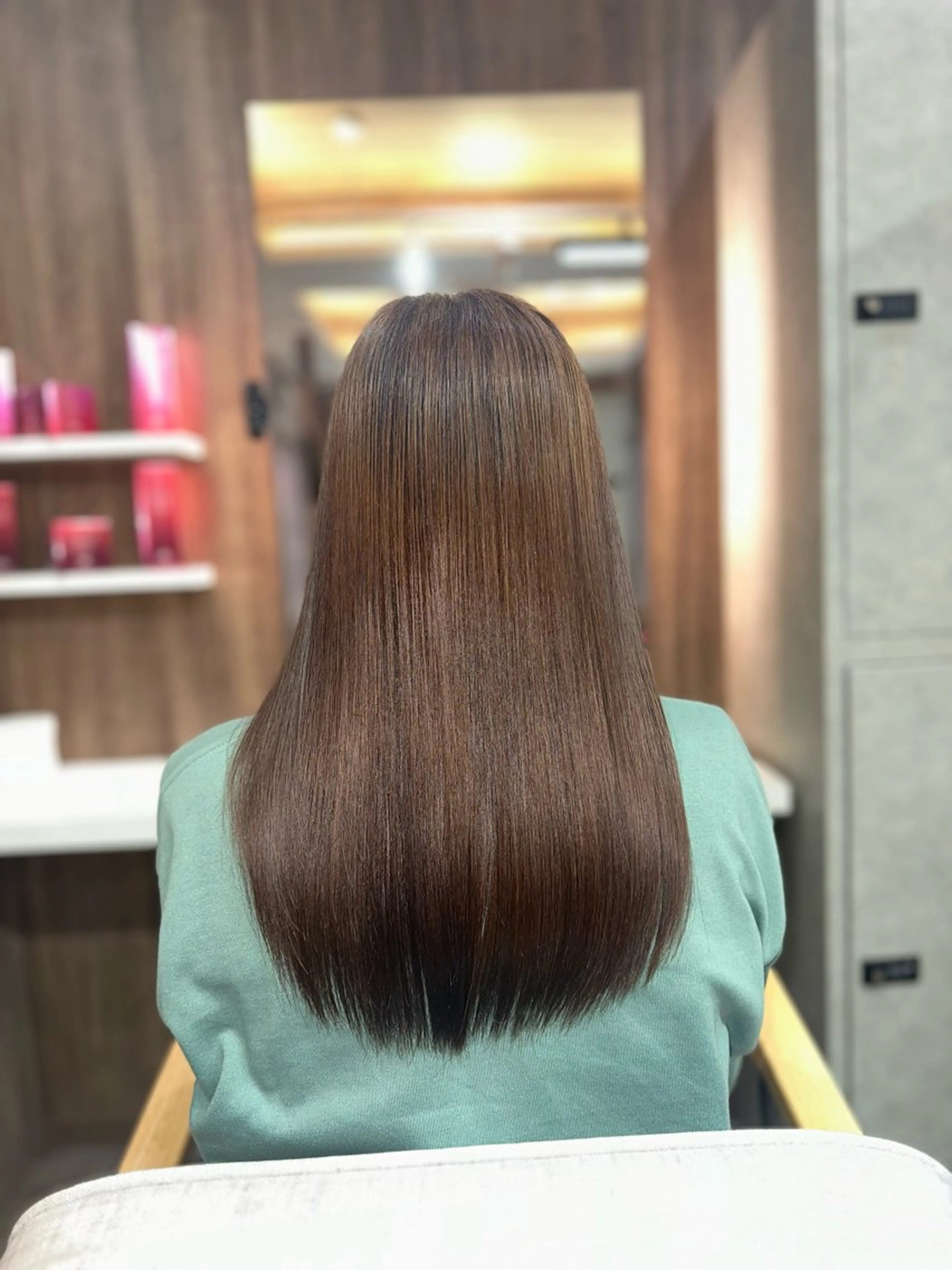 ロング カラー パーマ 縮毛矯正 【髪質改善特化】 tamのヘアスタイル