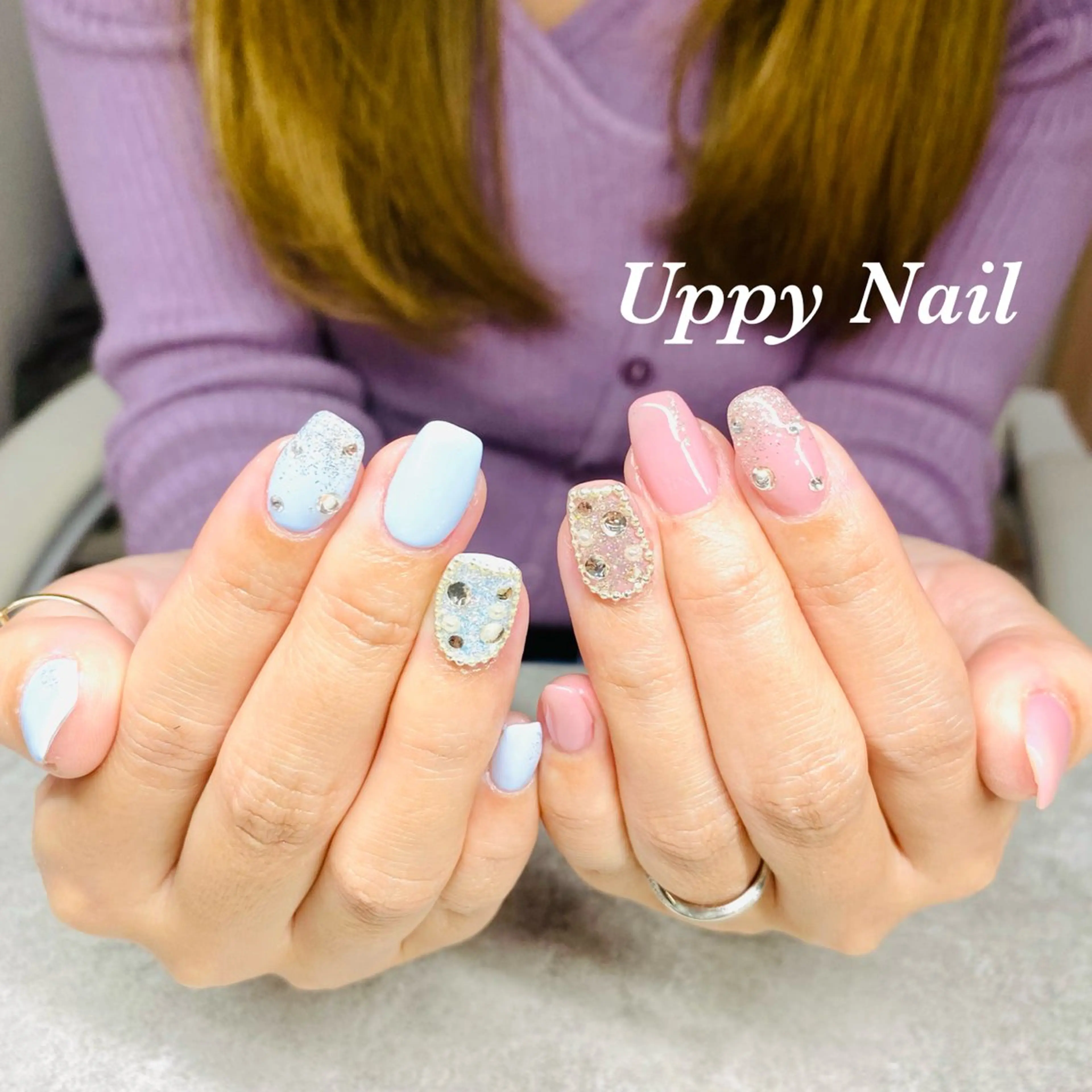 ネイル キラキラネイル ハンドネイル Uppy Nail ukyoのネイルデザイン