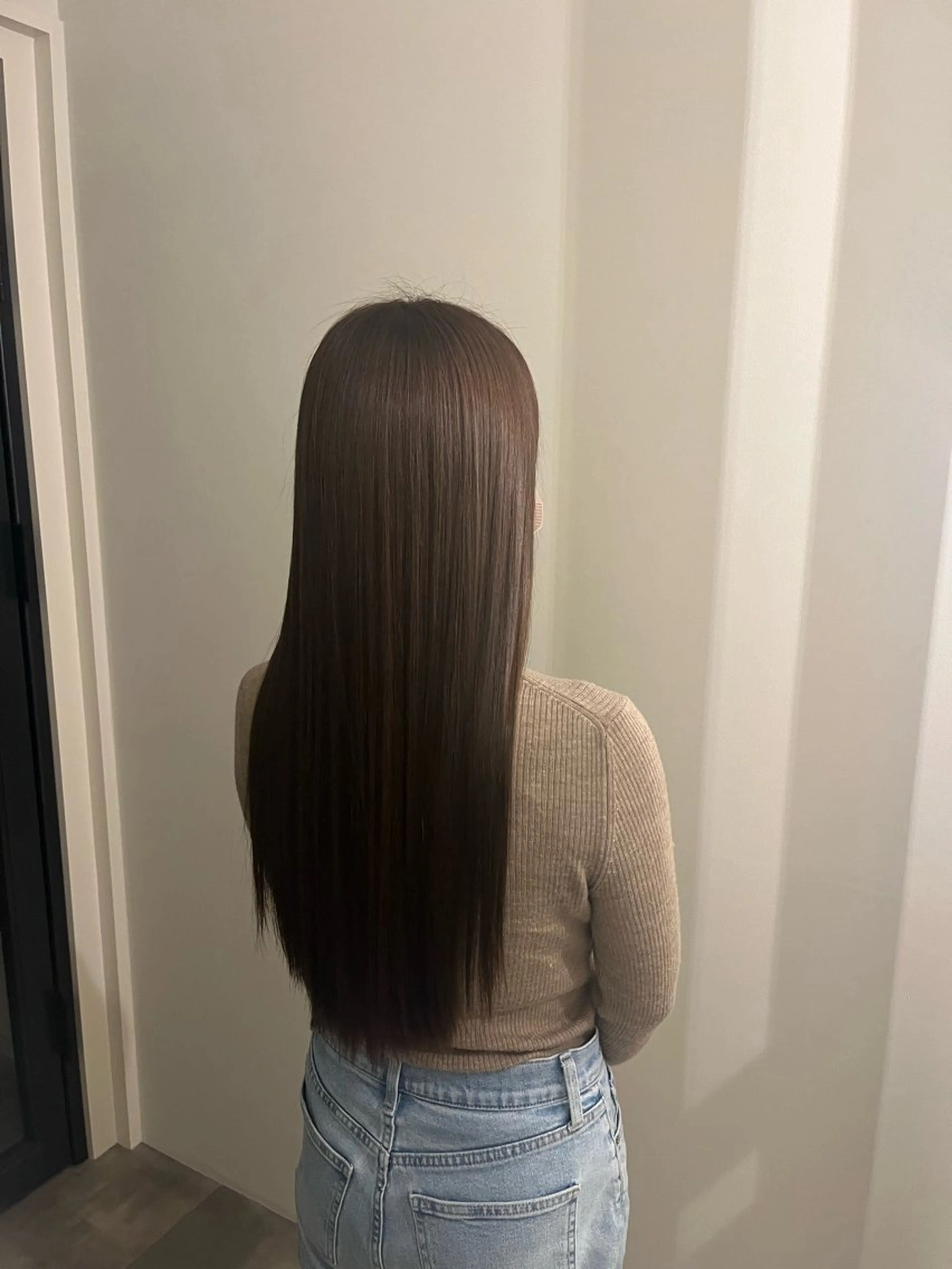 ロング カラー 山本 彩香のヘアスタイル