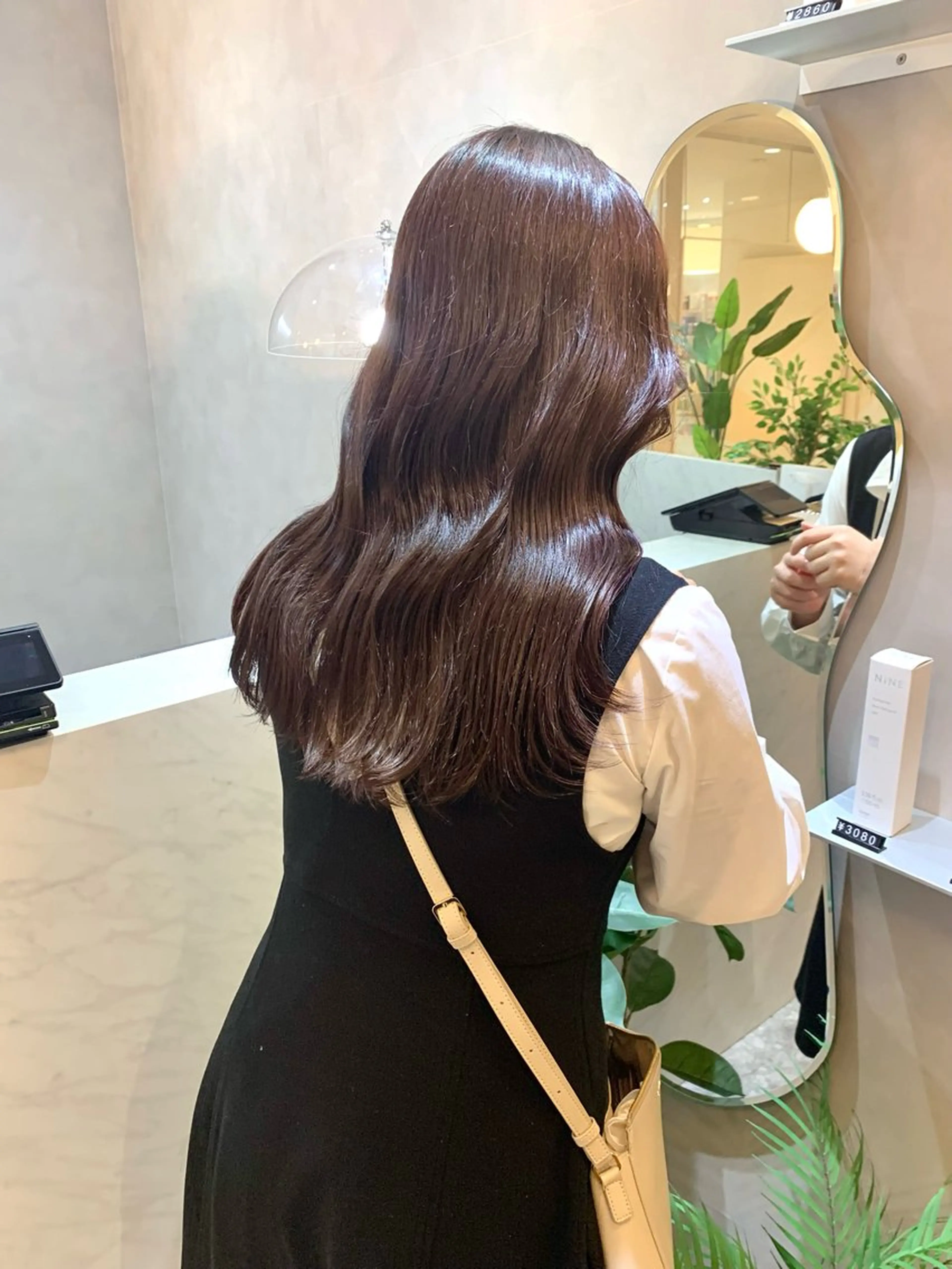 ロング カラー ブリーチ ブラウンカラー ケアブリーチ ダブルカラー ハイトーンカラー 韓国ヘア🇰🇷 松田光里のヘアスタイル