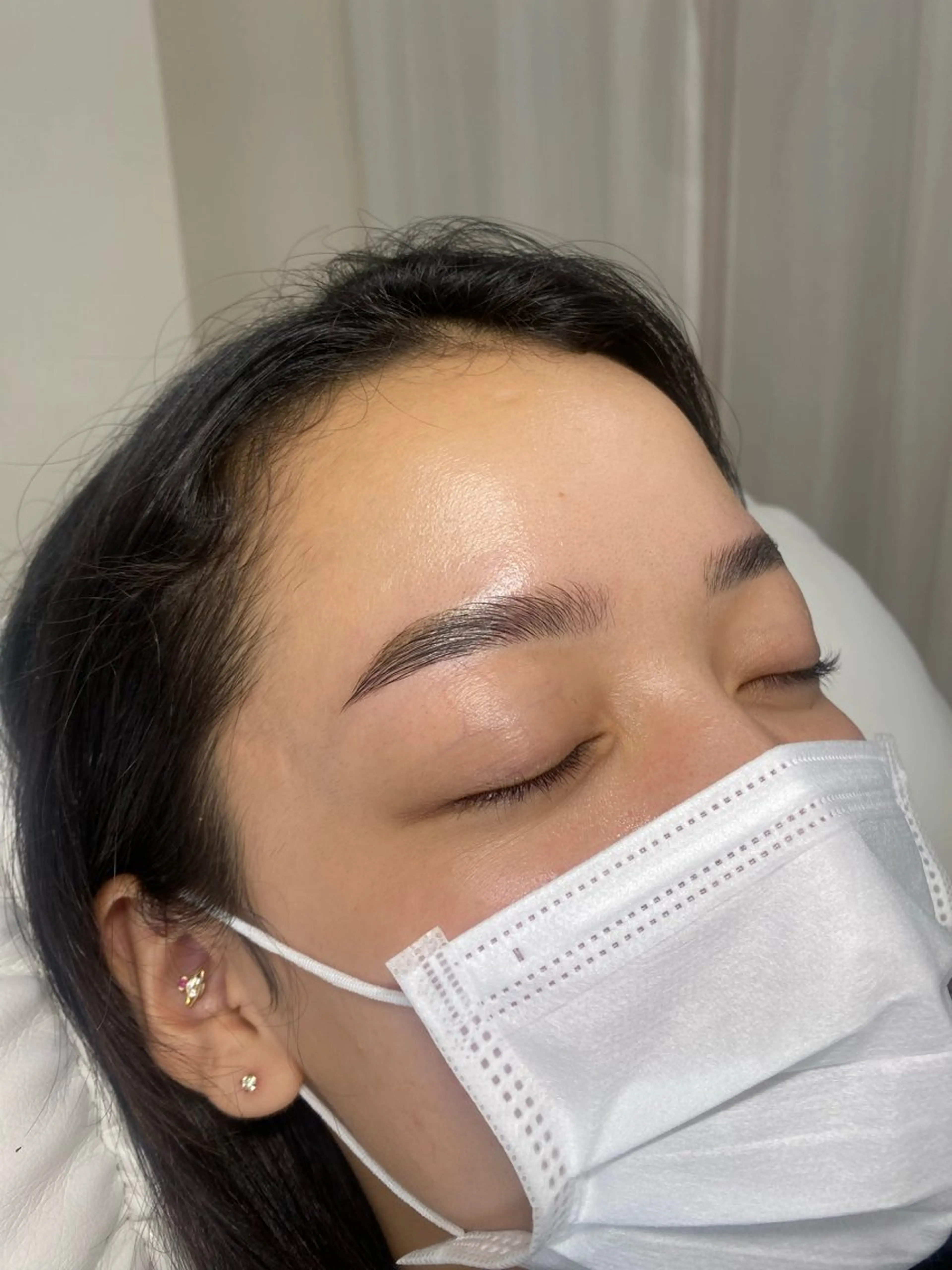 アイブロウ ワックス脱毛 fleur sr. nail&eyelash salon所属・fleur sr. 栗阪のマツエク・マツパデザイン