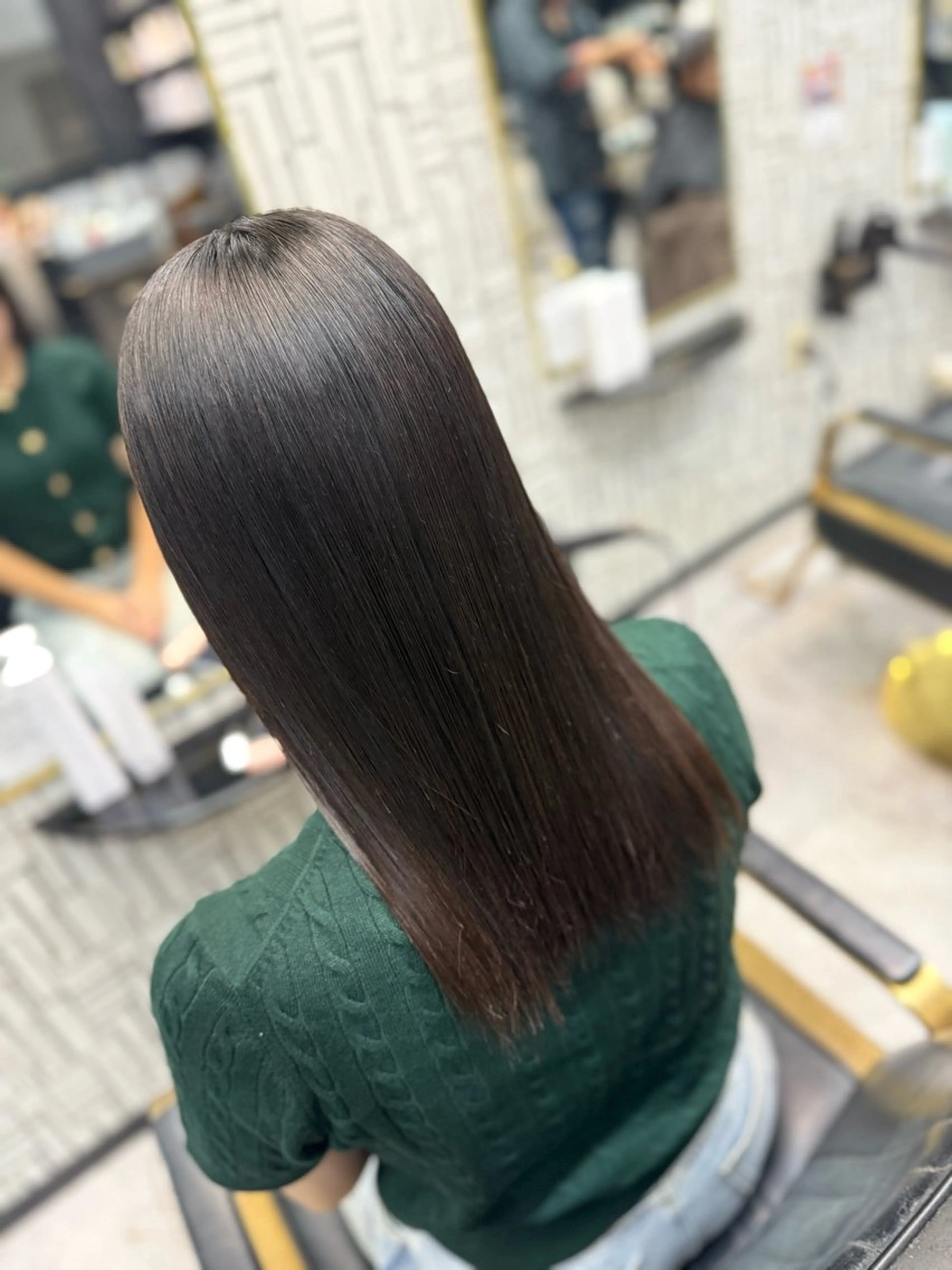 カット＋縮毛矯正の写真