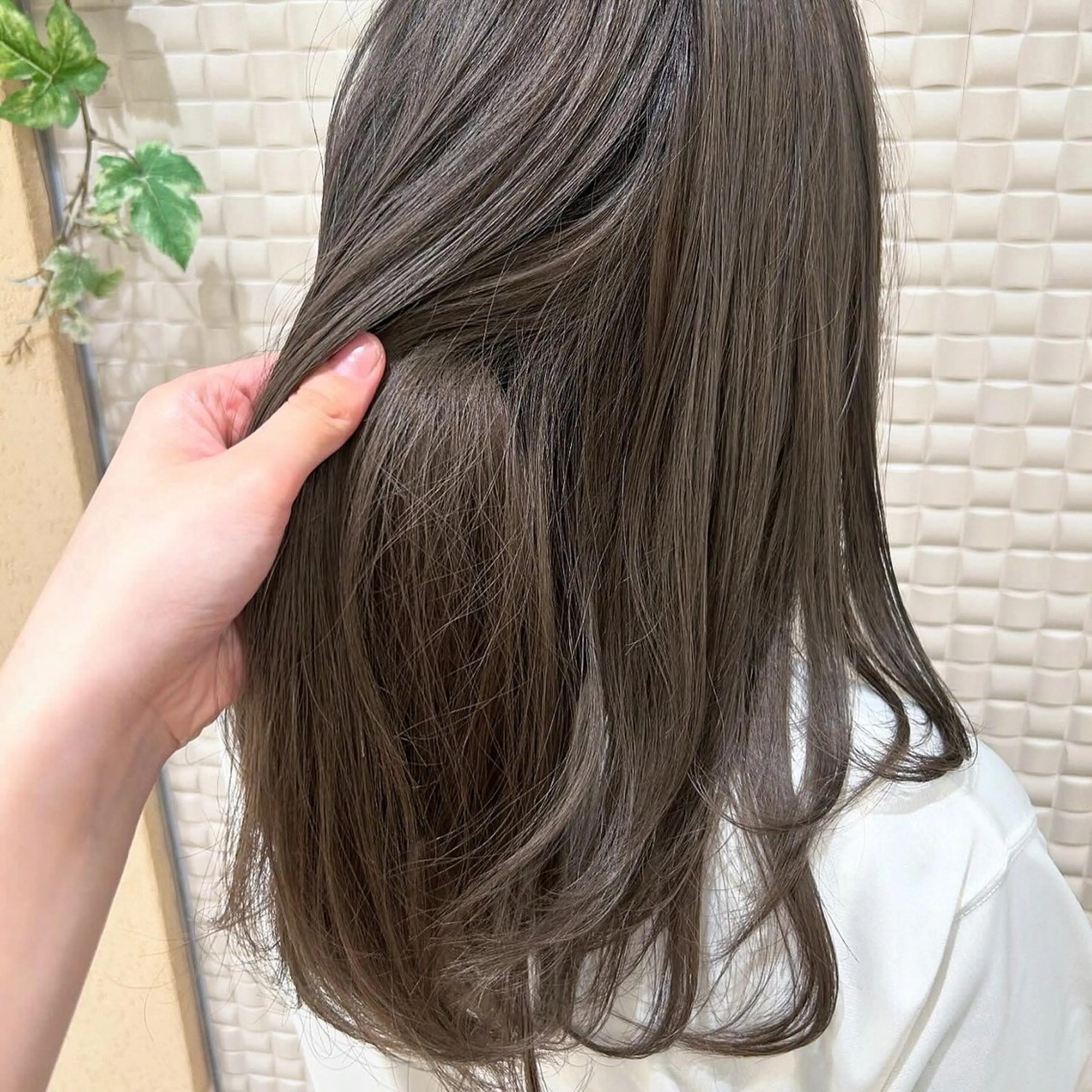 セミロング カラー 透明感カラー レイヤーカット カット ヘアカラー トリートメント 無料カット/髪質改善 /銀座/🤍ゆう🤍のヘアスタイル