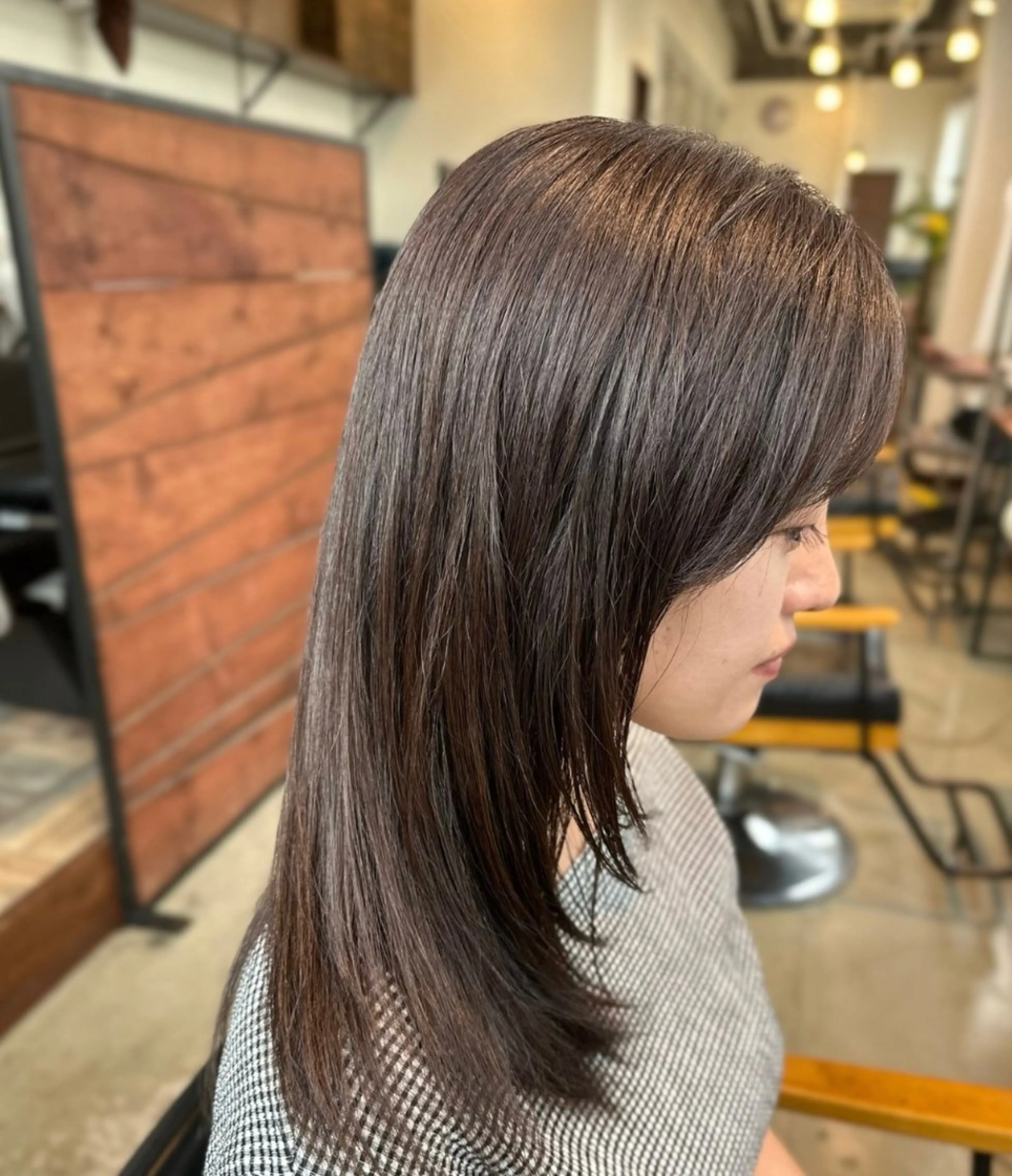 セミロング カラー カット ヘアカラー トリートメント ecubo by  lico所属・✨菅近 湧太✨のヘアスタイル