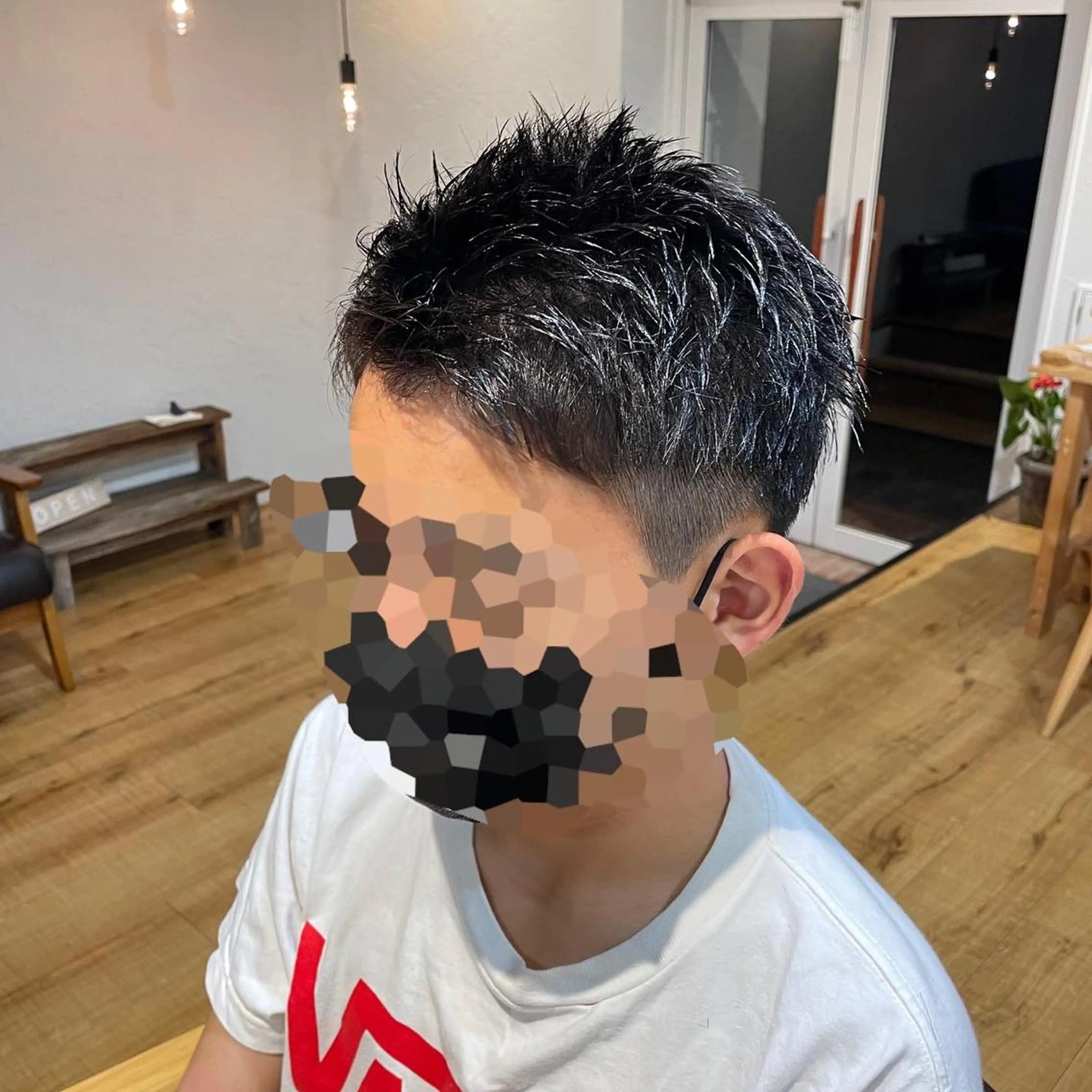 メンズ 南 柚香のヘアスタイル