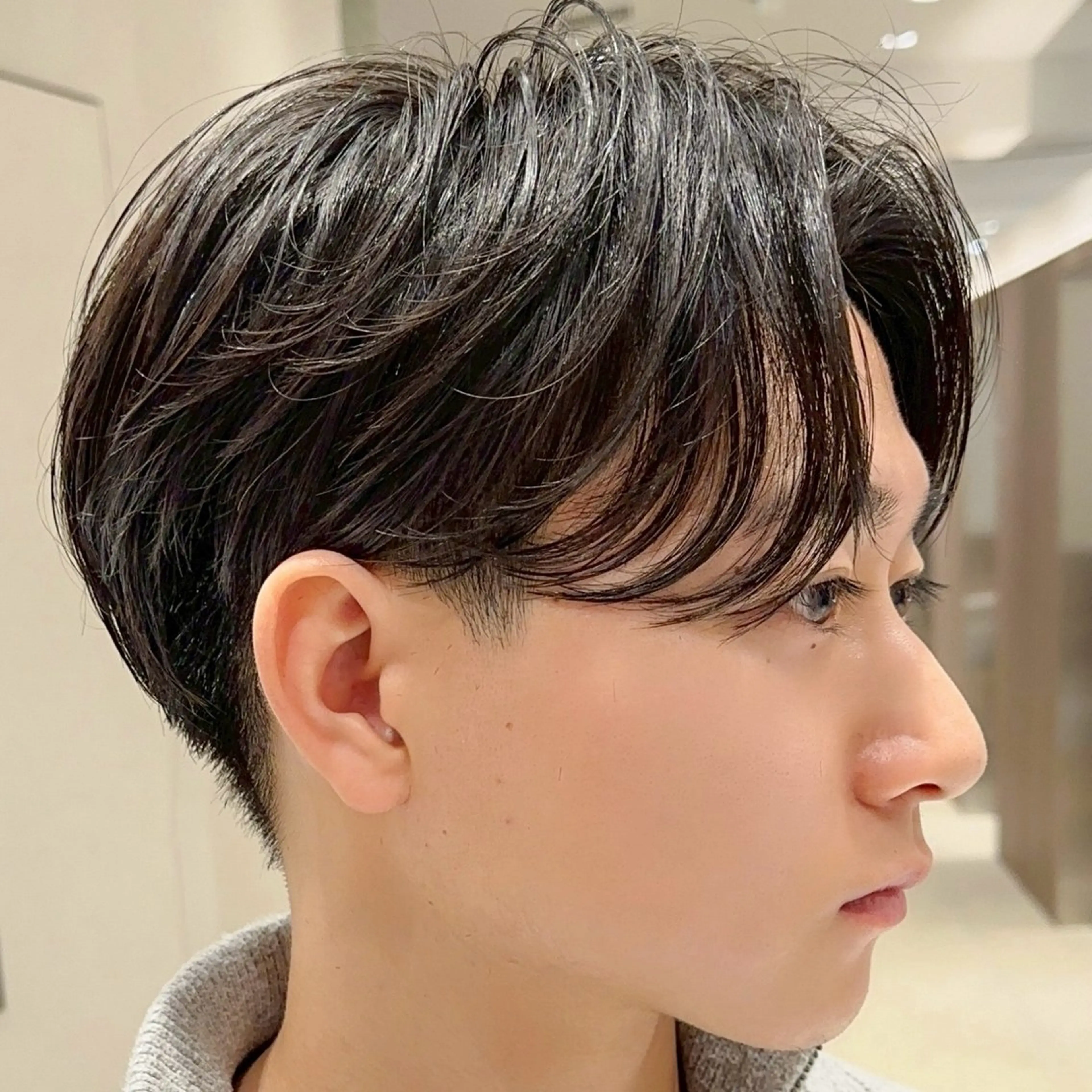 🔴カットでキマる🔴最強カット🔥シャンプー付スパイキーショート/センターパート/ウルフカット/韓国マッシュの写真