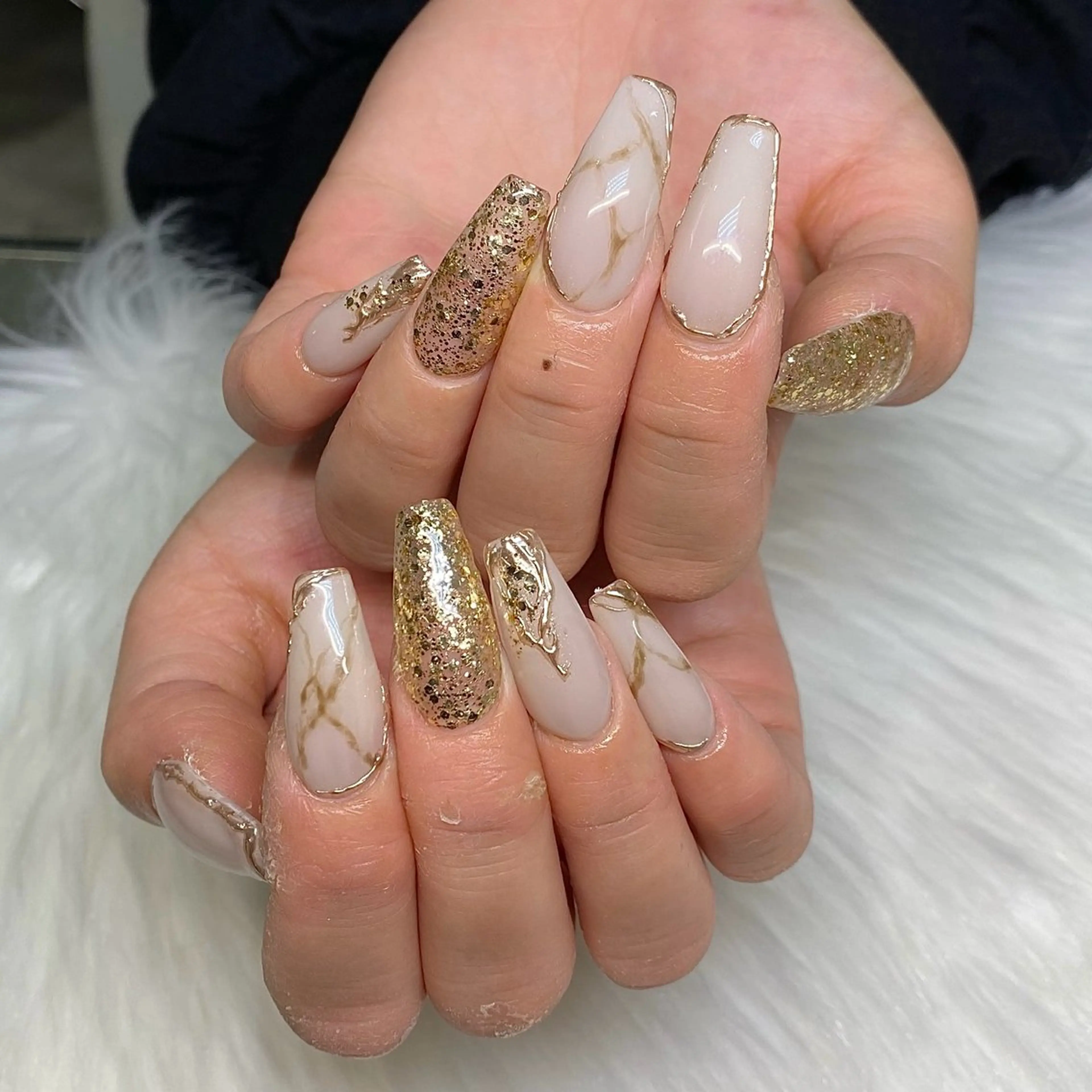 ネイル アートネイル 長さ出し フラッシュネイル フットネイル フレンチネイル ハンドネイル Viel💅 airiのネイルデザイン
