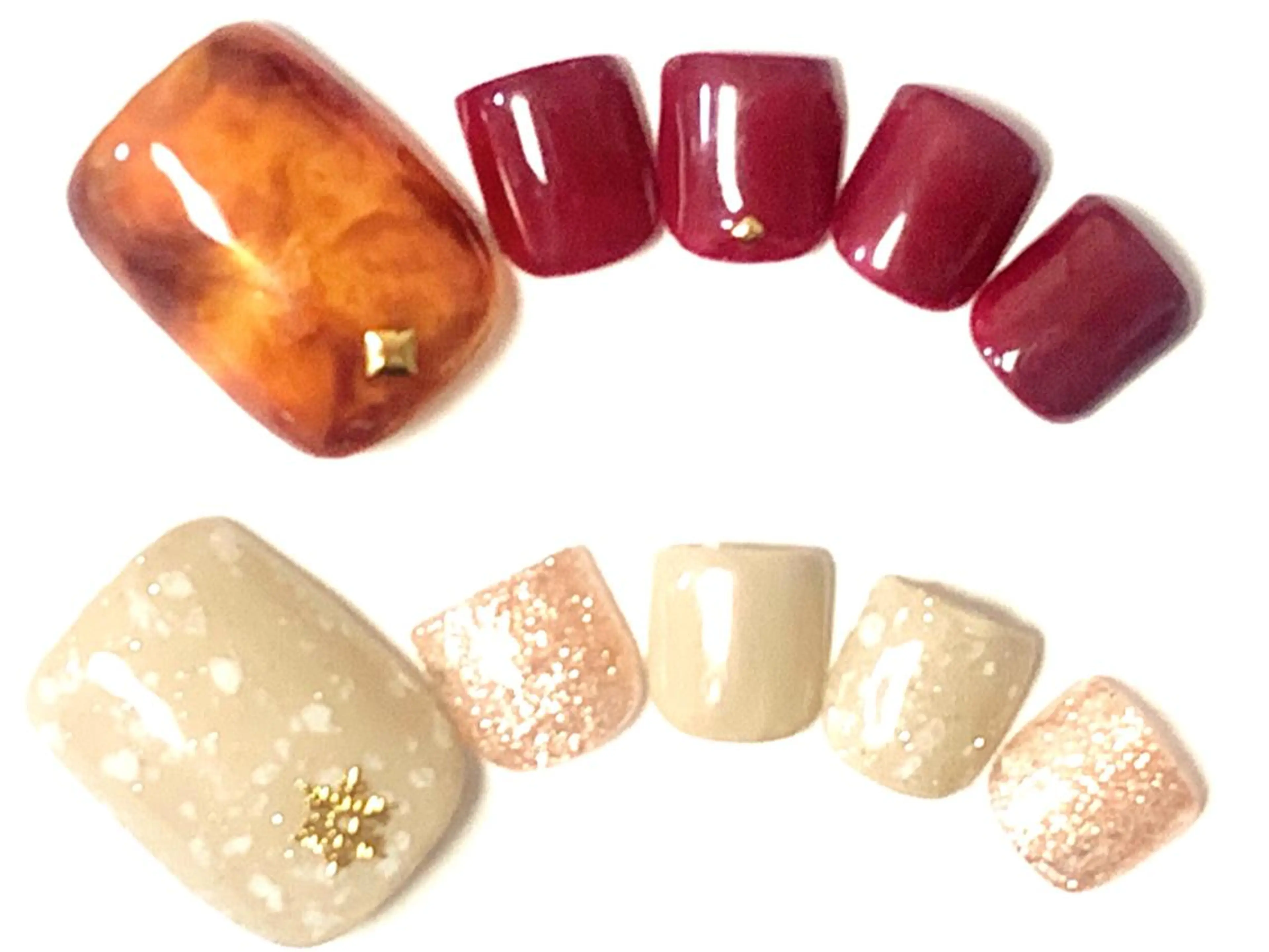 ネイル フットネイル @.Freestyle 【フリースタイル】所属・根本 奈美のネイルデザイン