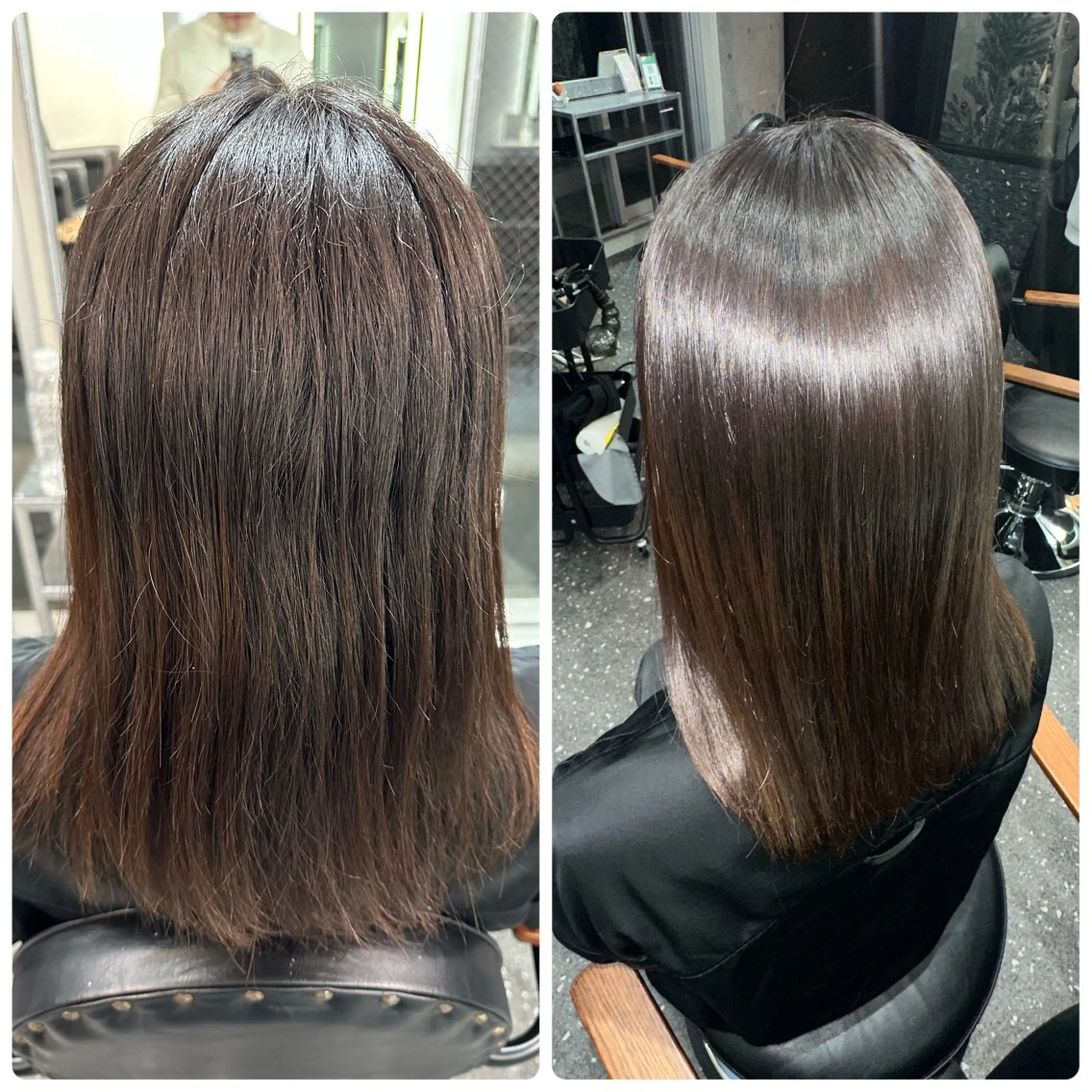 ロング パーマ カット 縮毛矯正 トリートメント 髪質改善⭐️縮毛矯正 吉祥寺⭐️Rinaのヘアスタイル