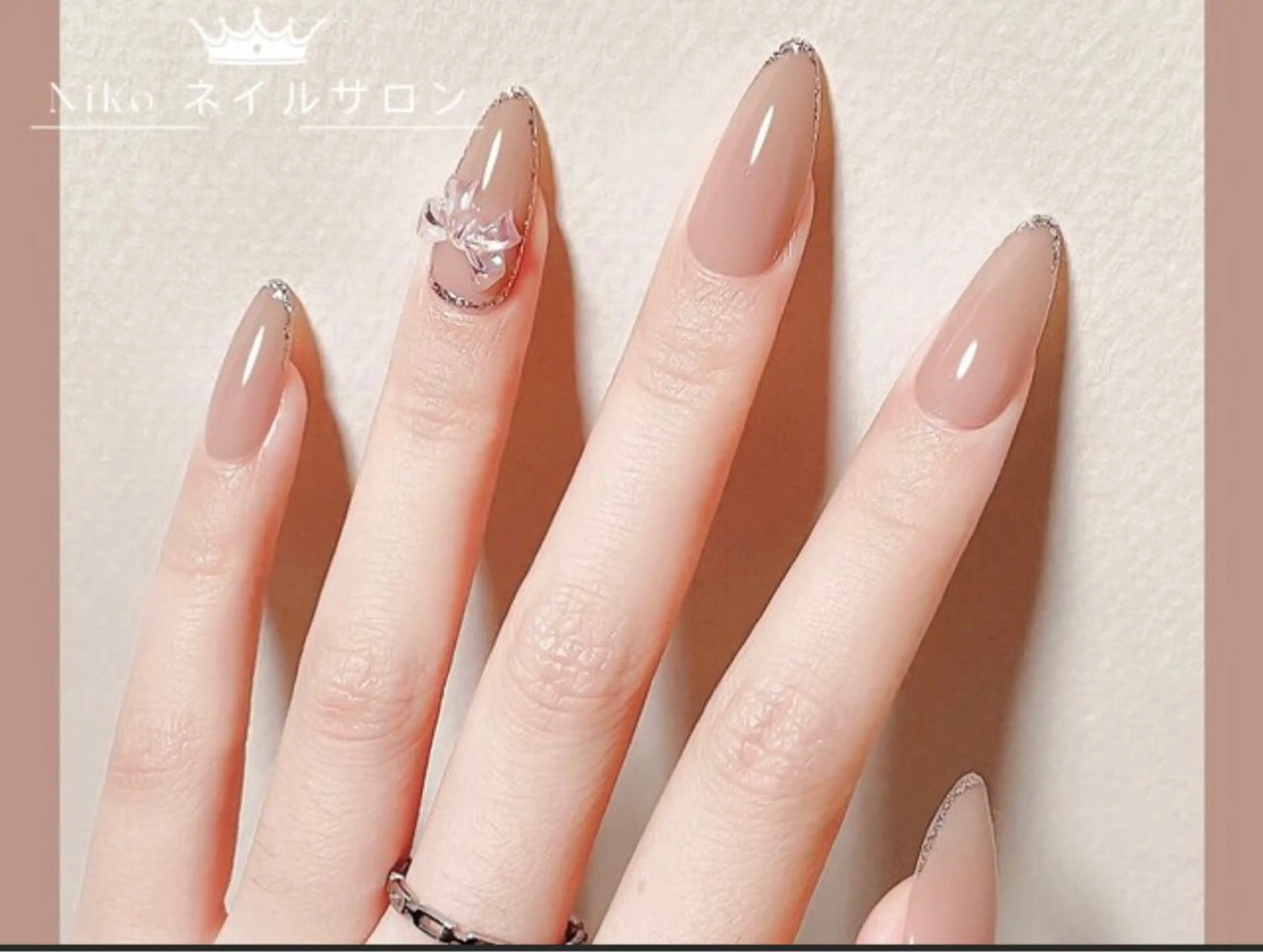 ネイル チークネイル 長さ出し フットネイル フレンチネイル ジェルネイル ハンドネイル Nikoネイルサロン 上野店のネイルデザイン