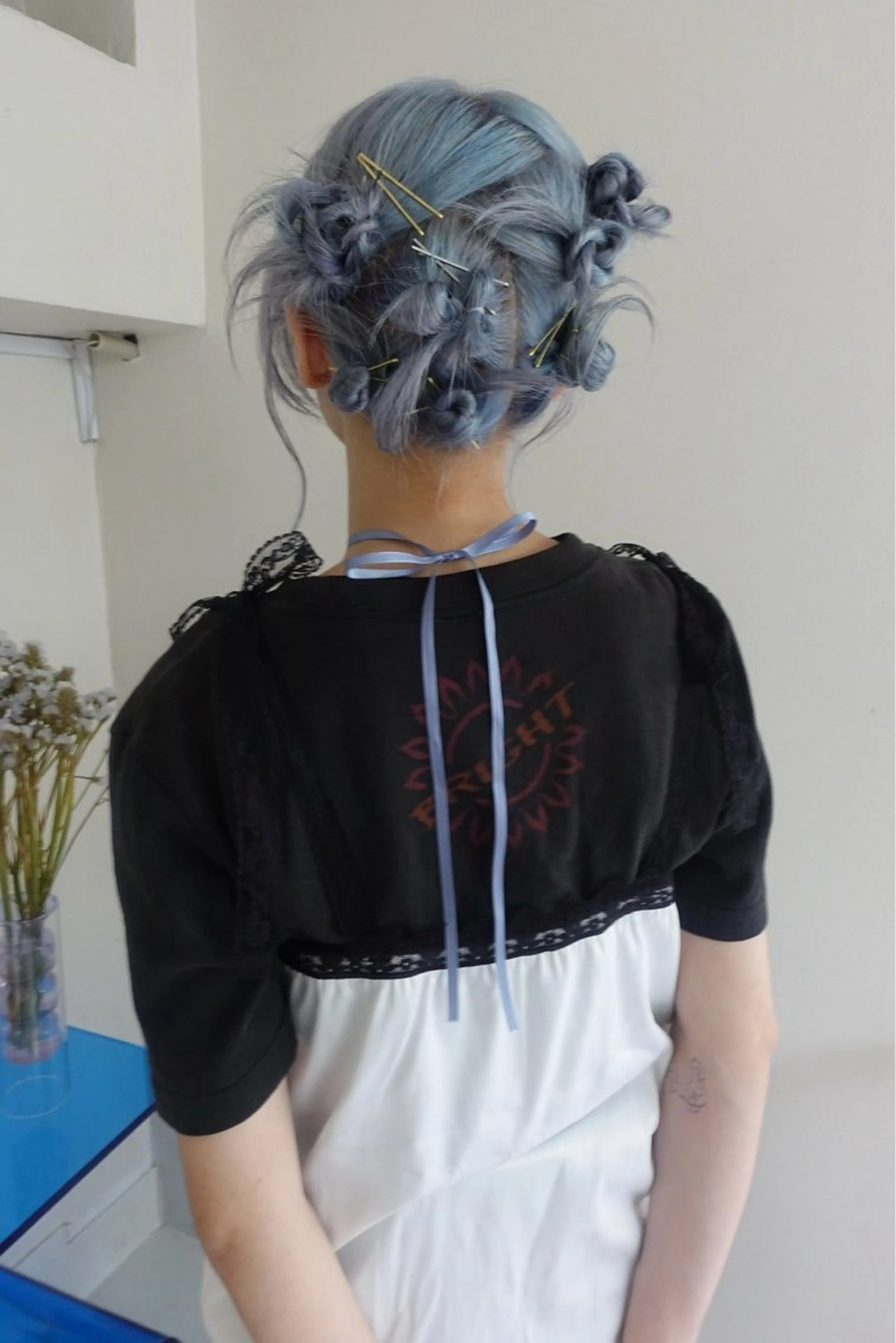 カラー ブリーチ ヘアカラー 中村 心那のヘアスタイル