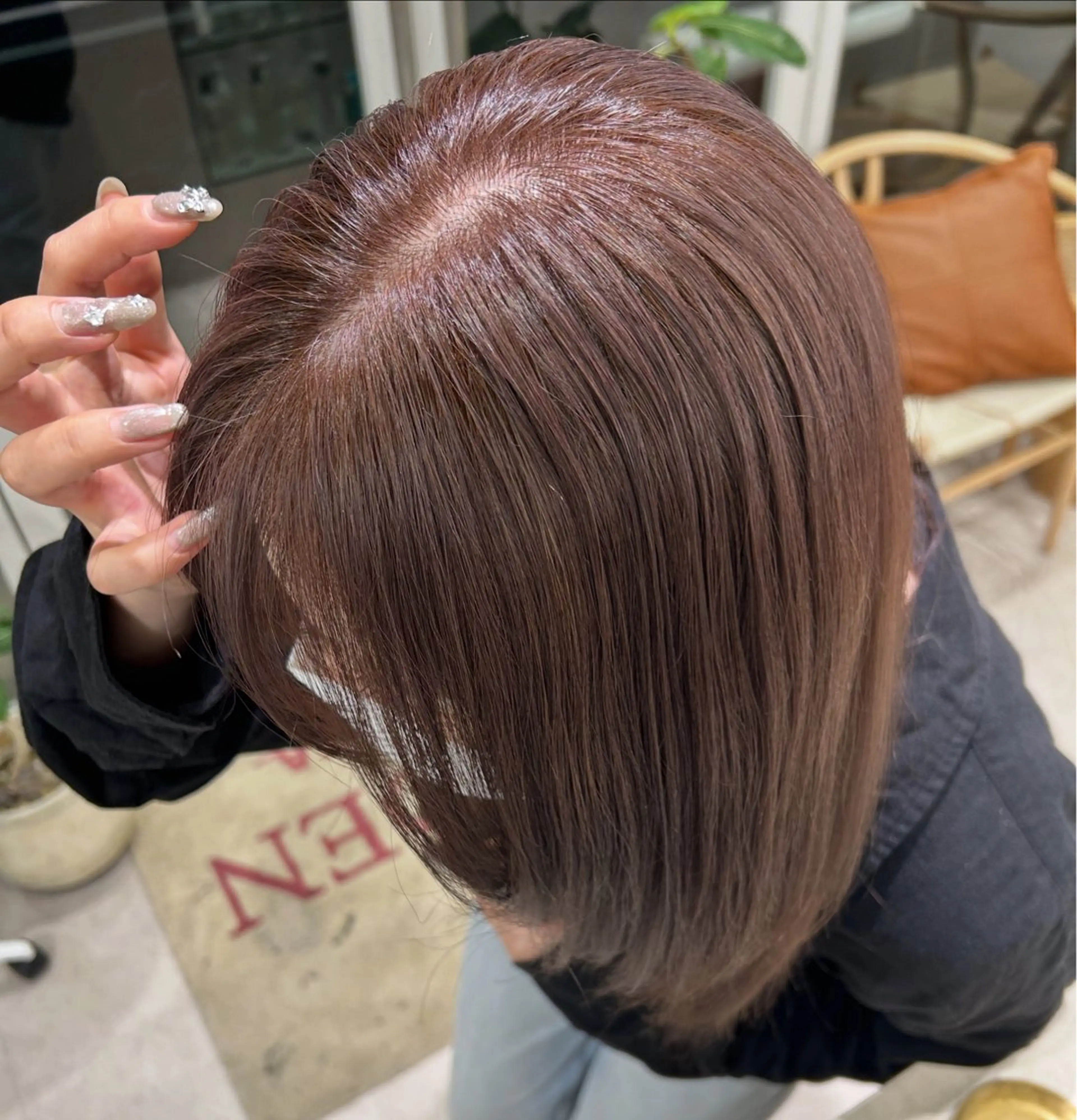ロング カラー ベージュカラー ショコラベージュ 透明感カラー ダブルカラー ハイトーンカラー ヘアカラー トリートメント 透明感/明るめ ヘア/kazui🐈のヘアスタイル