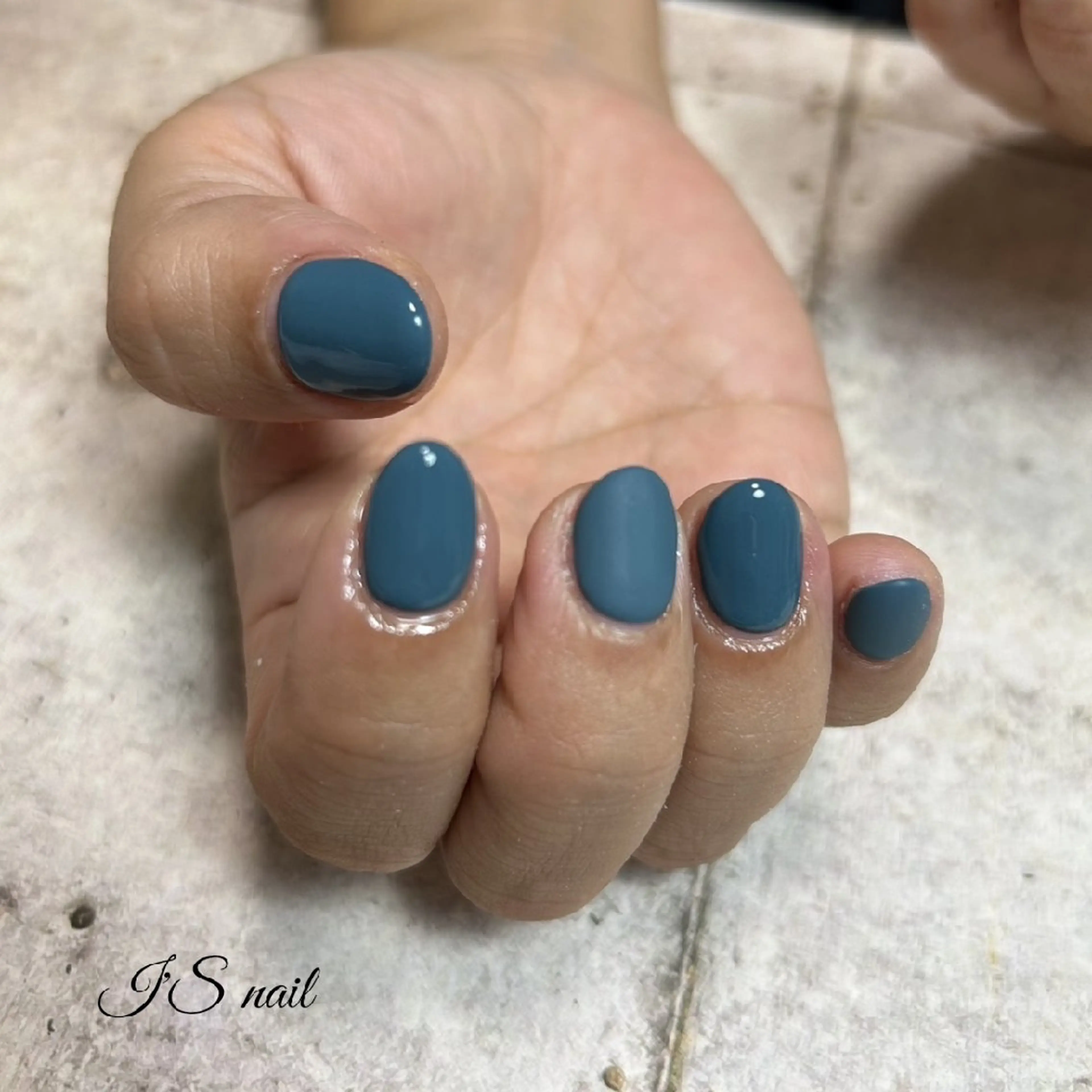 ネイル マットネイル ワンカラーネイル ハンドネイル I'S nail 佐野のネイルデザイン