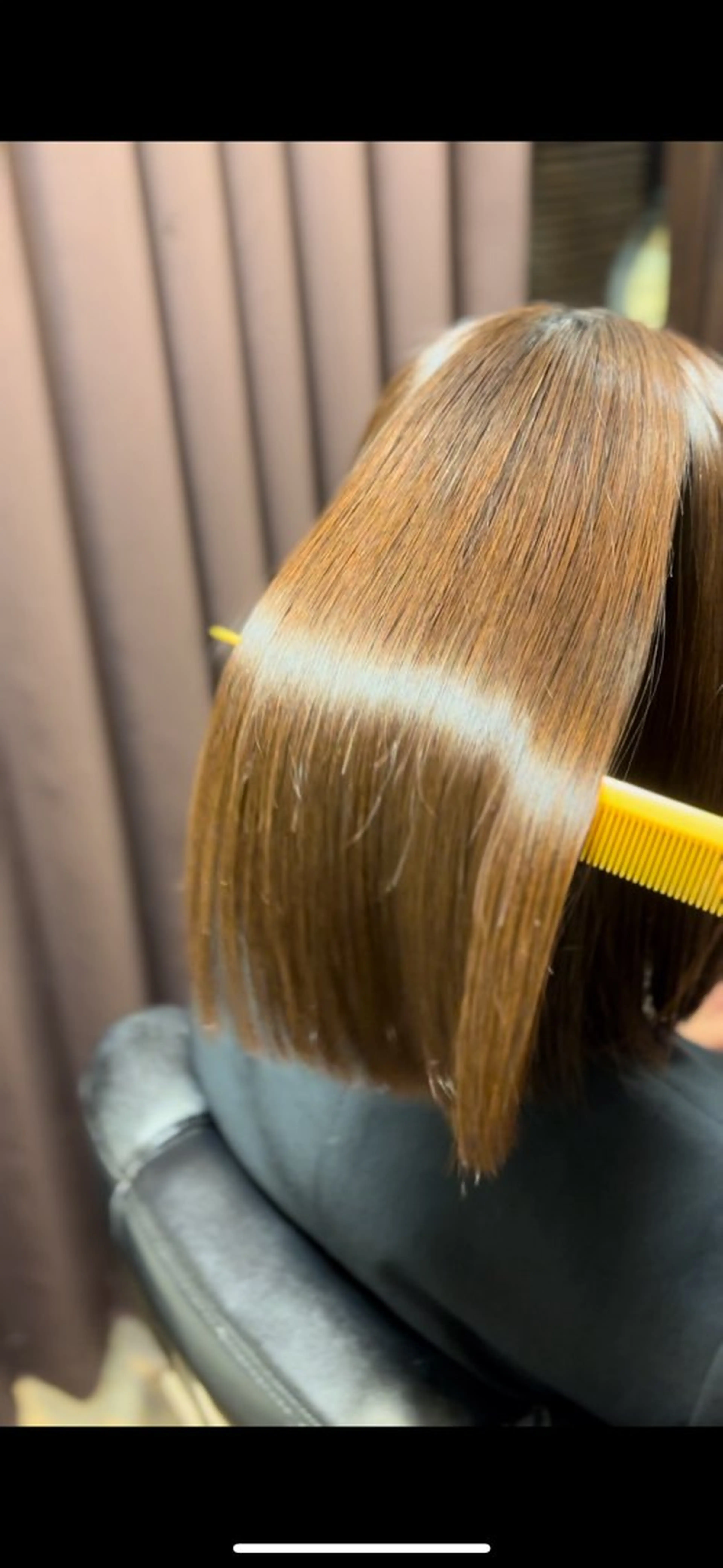 ミディアム 髪質改善 縮毛矯正 森 彪真のヘアスタイル