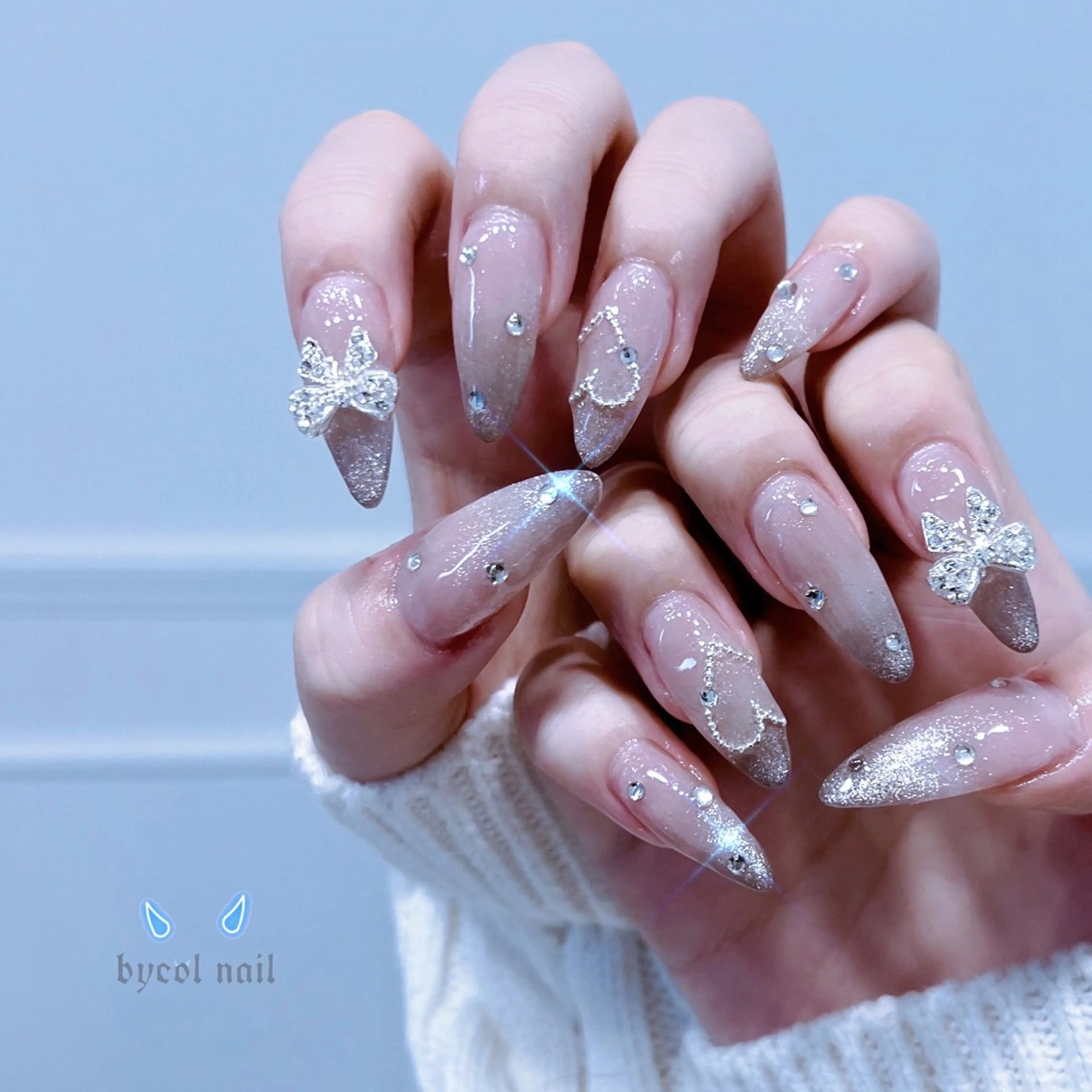 ネイル ハンドネイル byeol  nail (ビョルネイル)所属・🌧byeol nail🤍のネイルデザイン