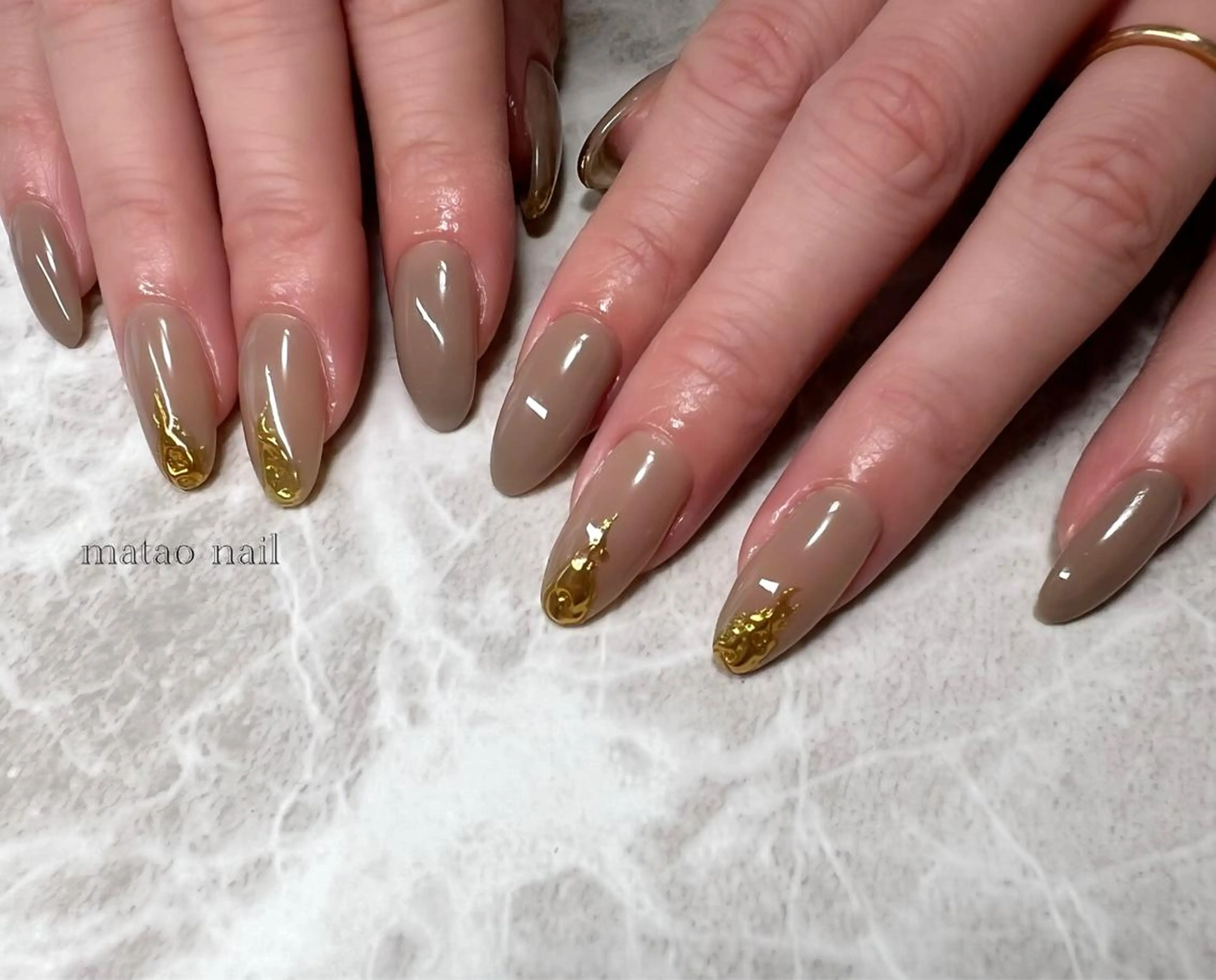 ネイル ニュアンスネイル ハンドネイル フットネイル matao nailのネイルデザイン