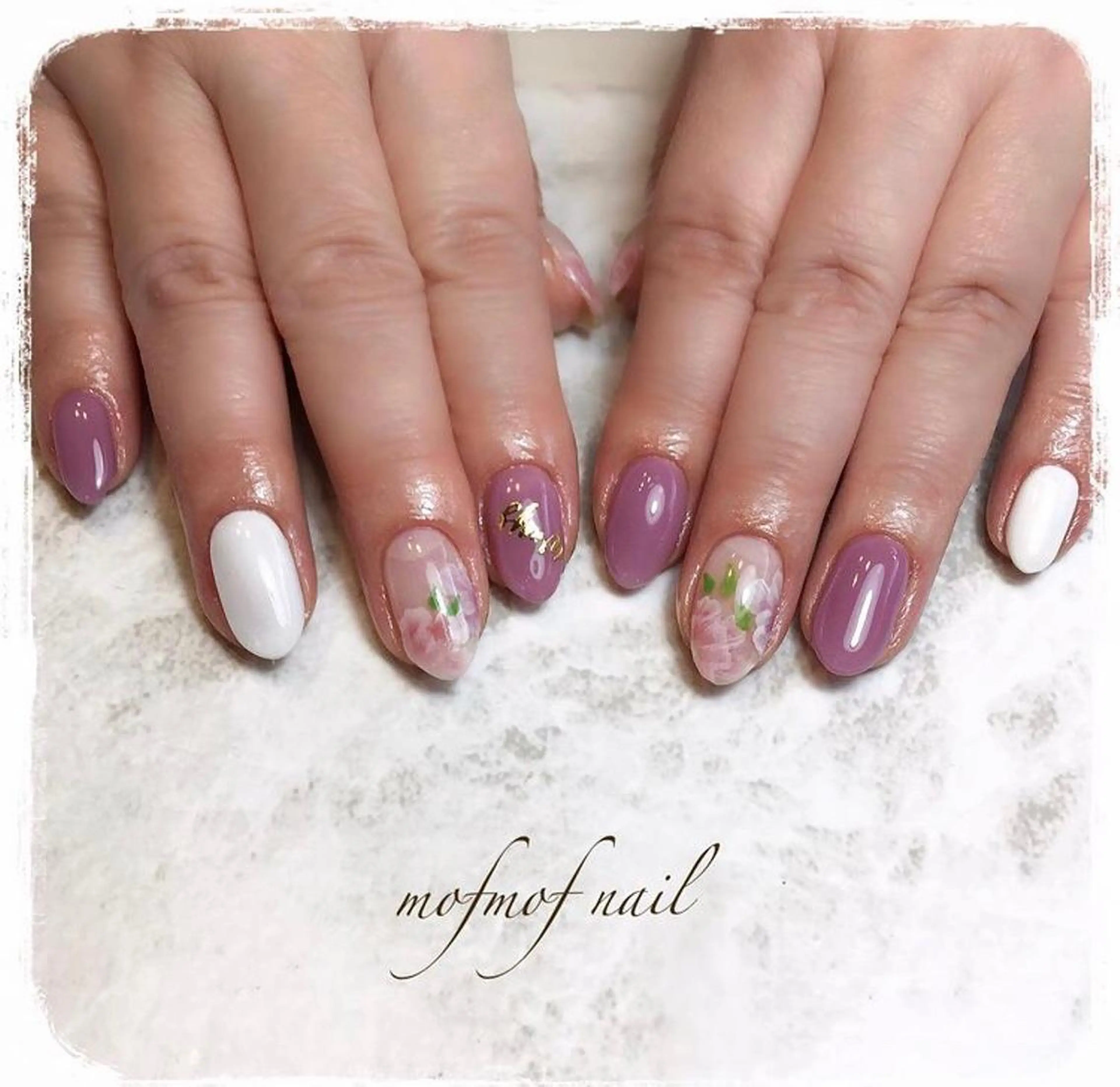 ネイル mofmofnail 🌿shimizuのネイルデザイン