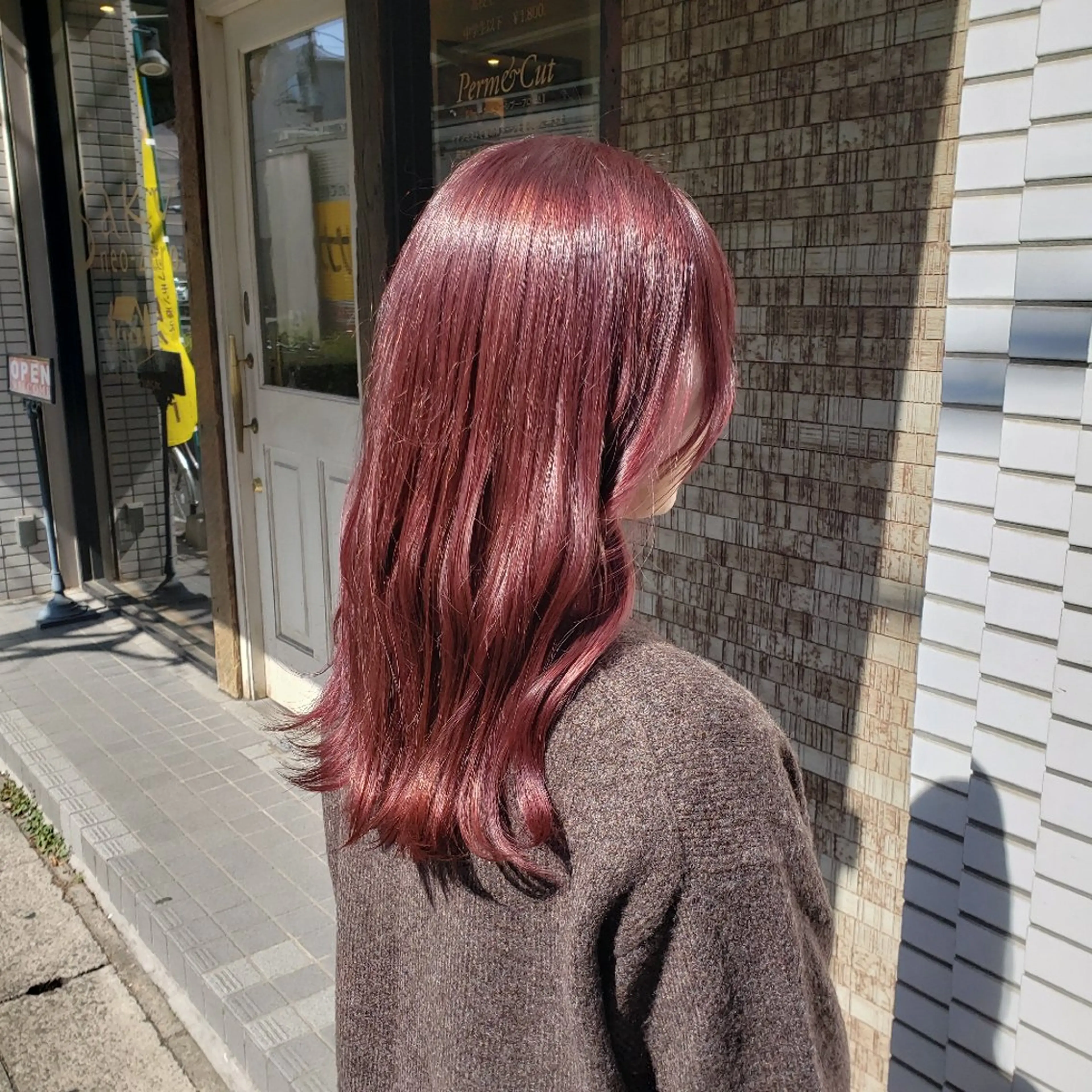 ロング カラー ブリーチ トリートメント 美容室SAKU  馬橋店所属・槌本 健成のヘアスタイル