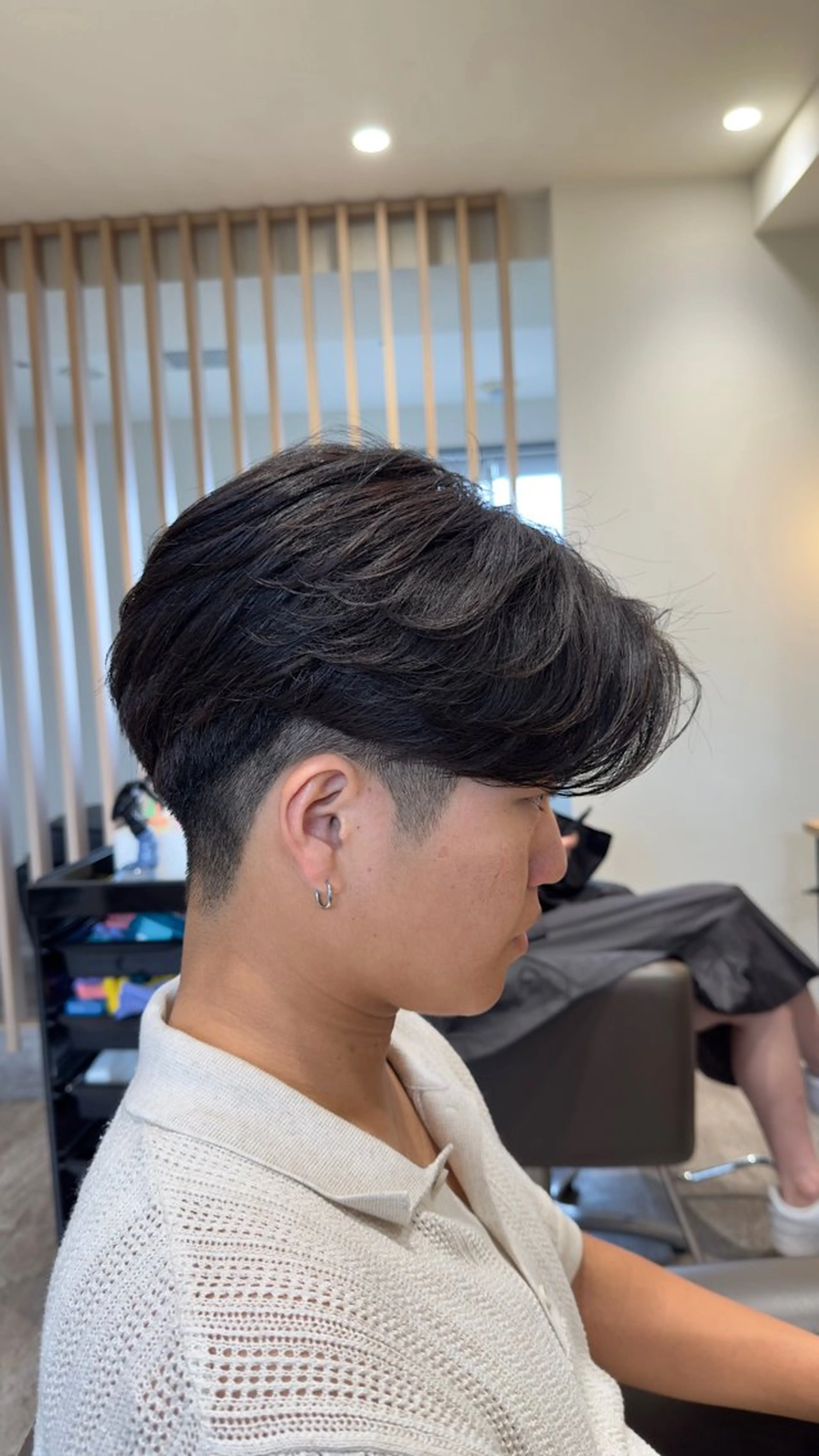 メンズ カット 【メンズパーマ】比嘉 啓人のヘアスタイル