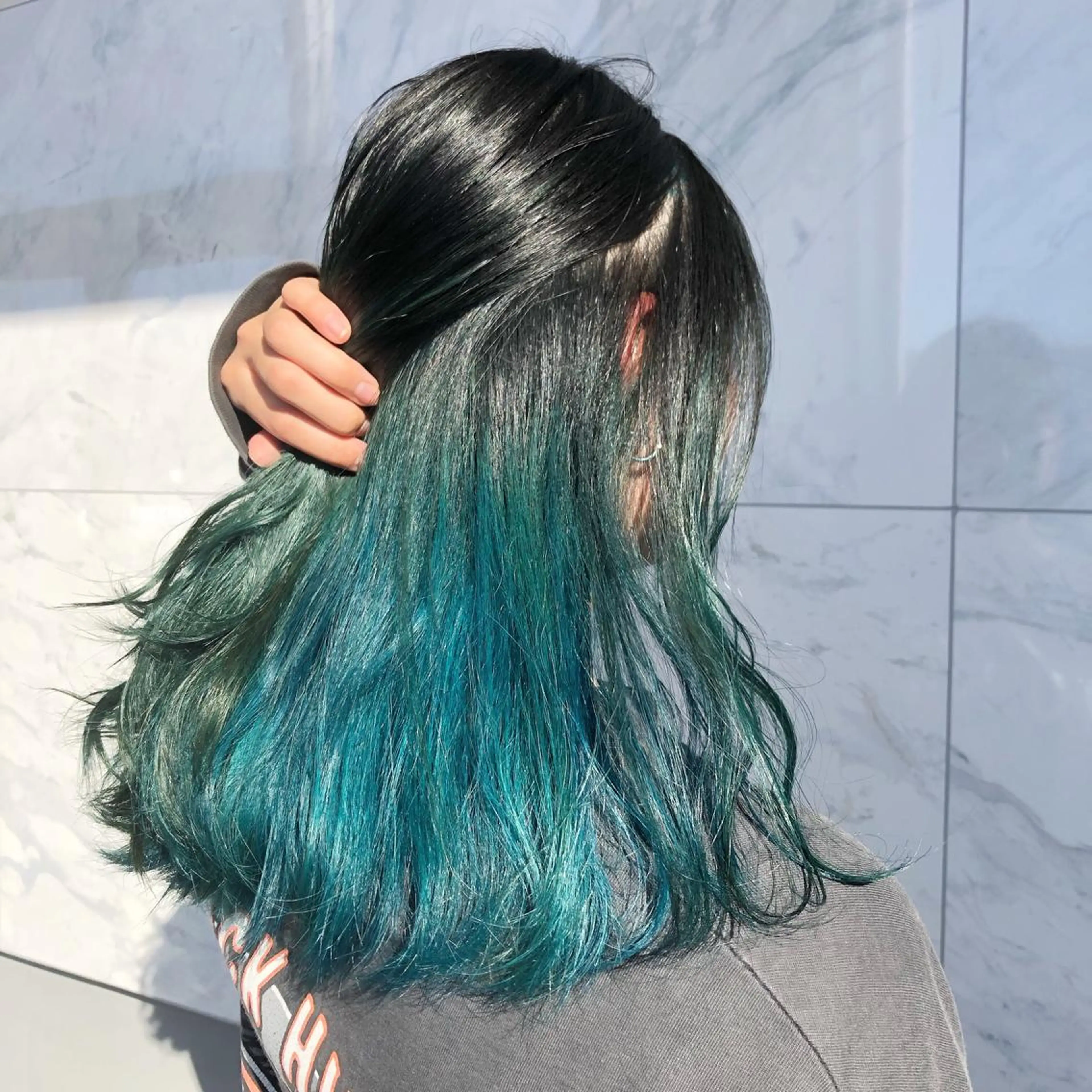 ミディアム カラー ヘアアレンジ 吉野 優子のマツエク・マツパデザイン