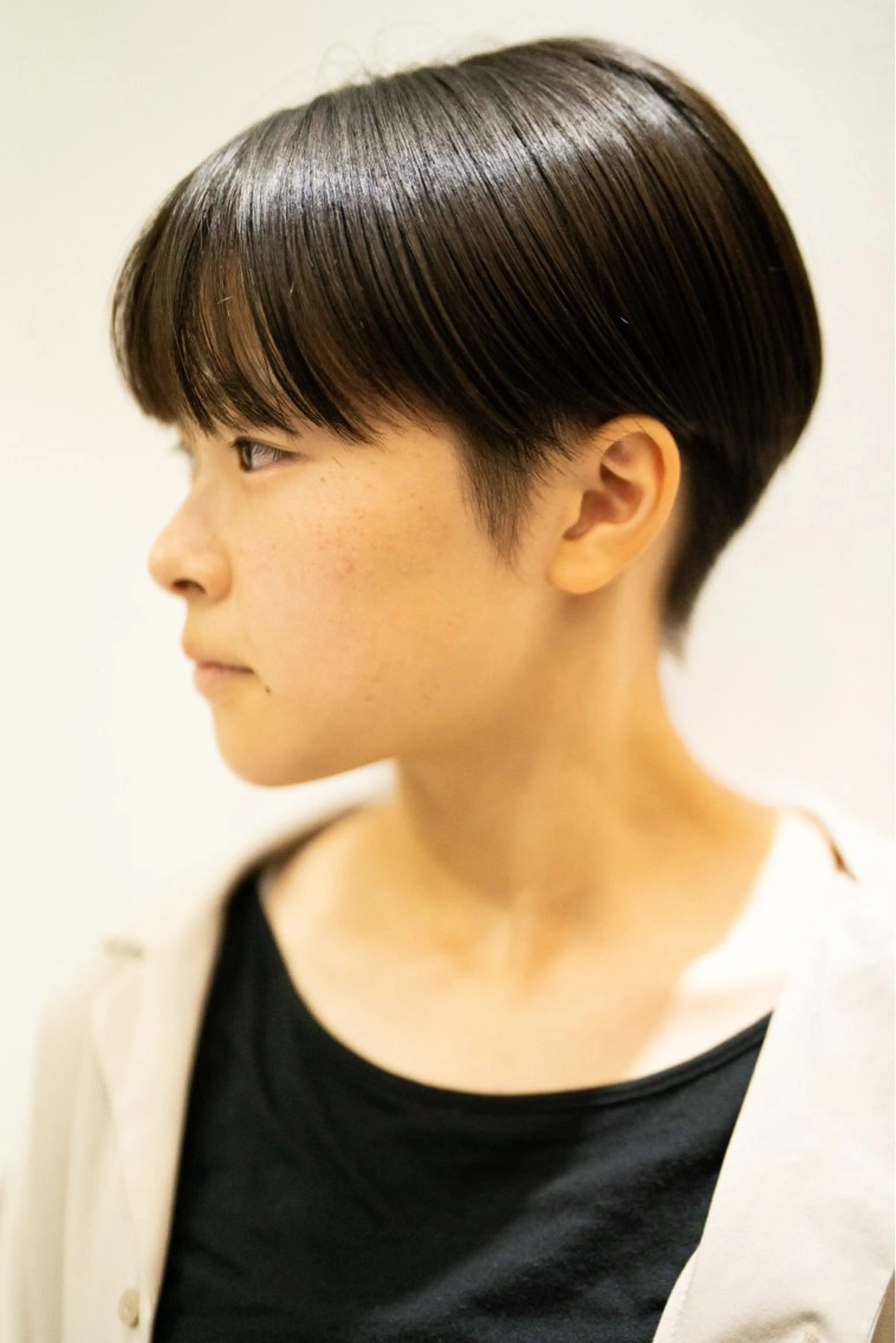 ショート NANAKO benji 福間のヘアスタイル