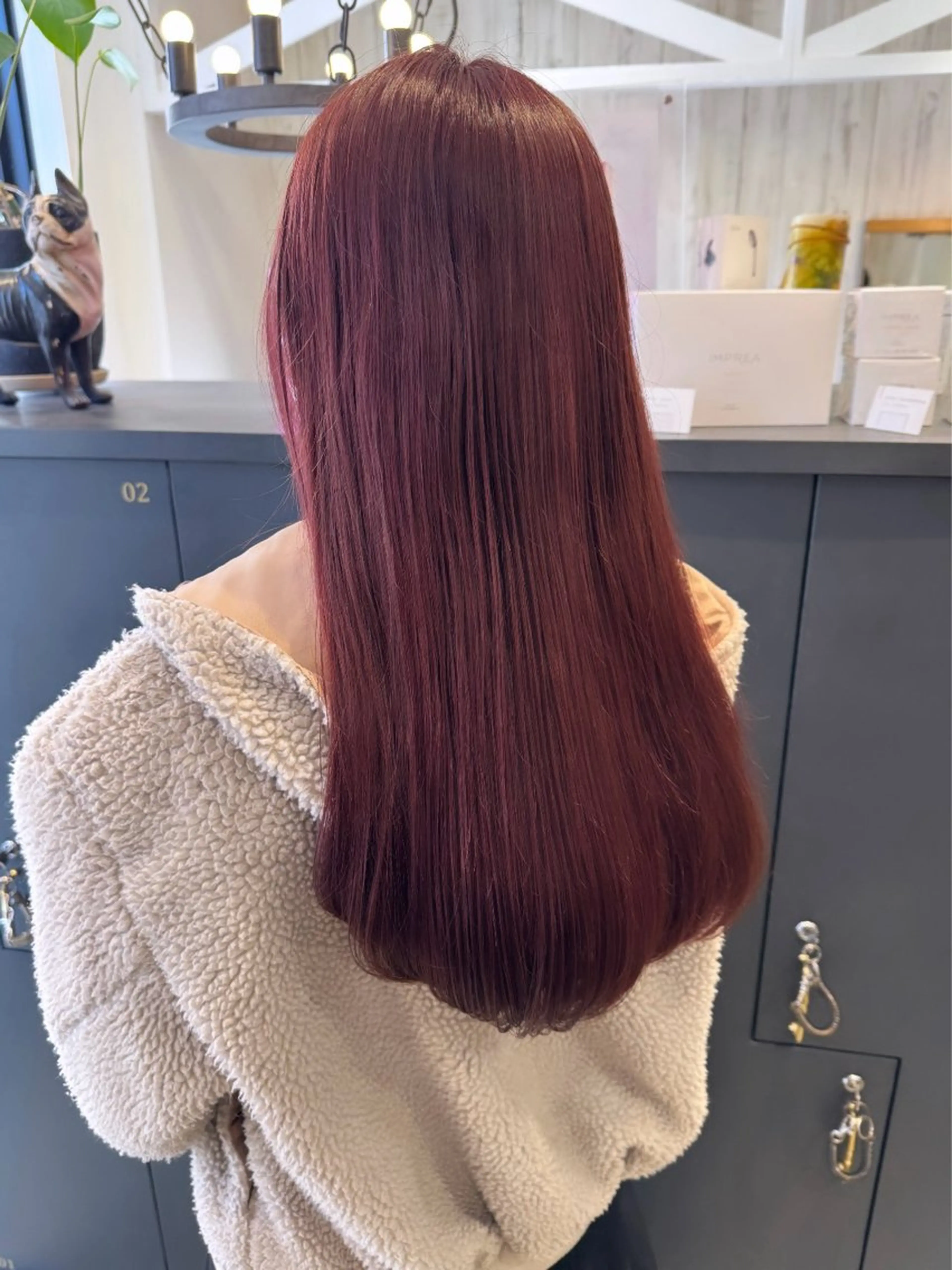 ロング カラー 細沼 葵のヘアスタイル