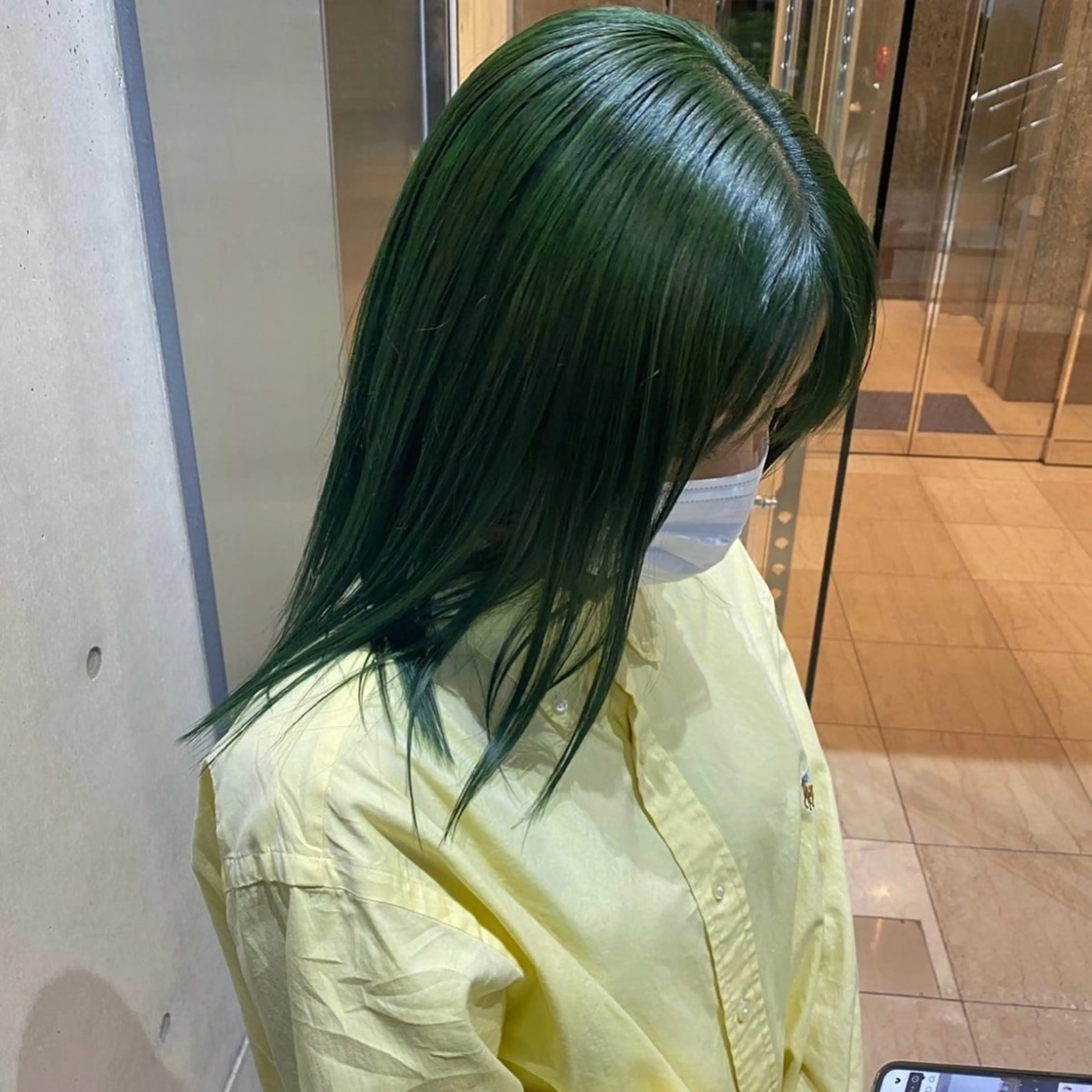 セミロング カラー ブリーチ ✨酸性ストレート✨ メンズ縮毛矯正光太郎のヘアスタイル