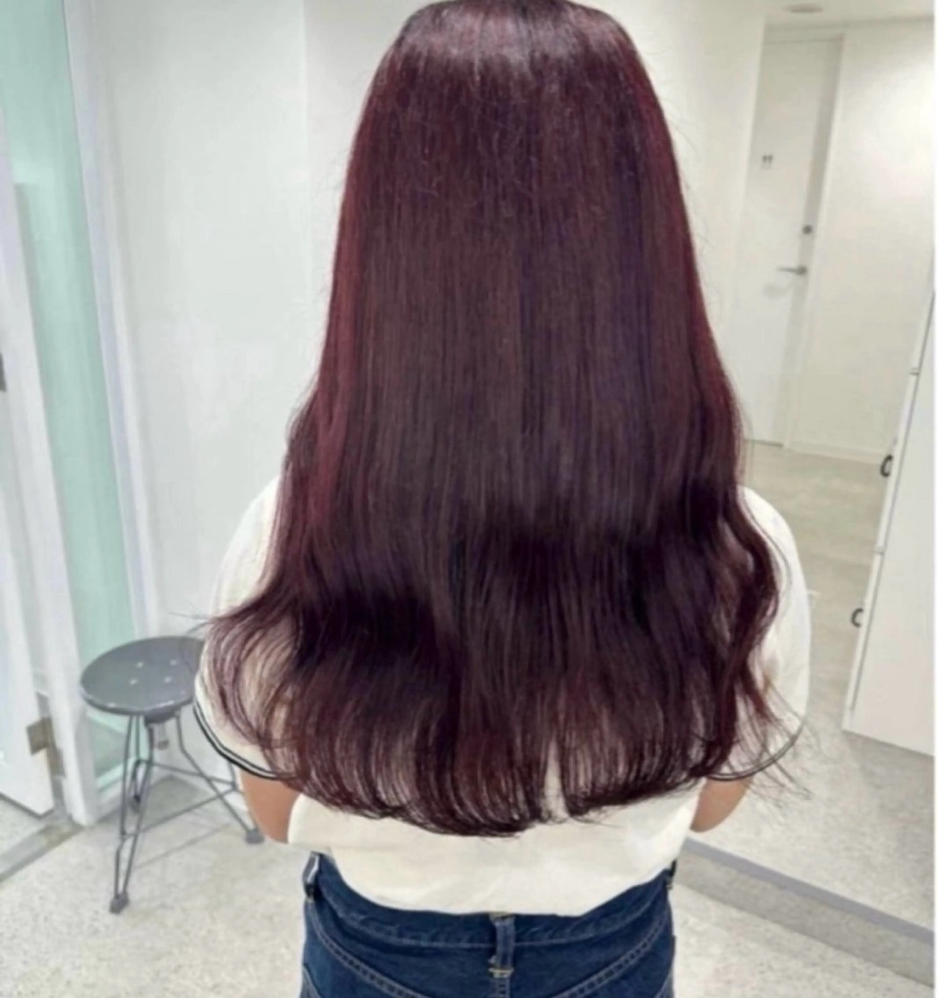 ロング ヘアカラー miku/ラベンダー 透明感カラー🪻❤︎のヘアスタイル