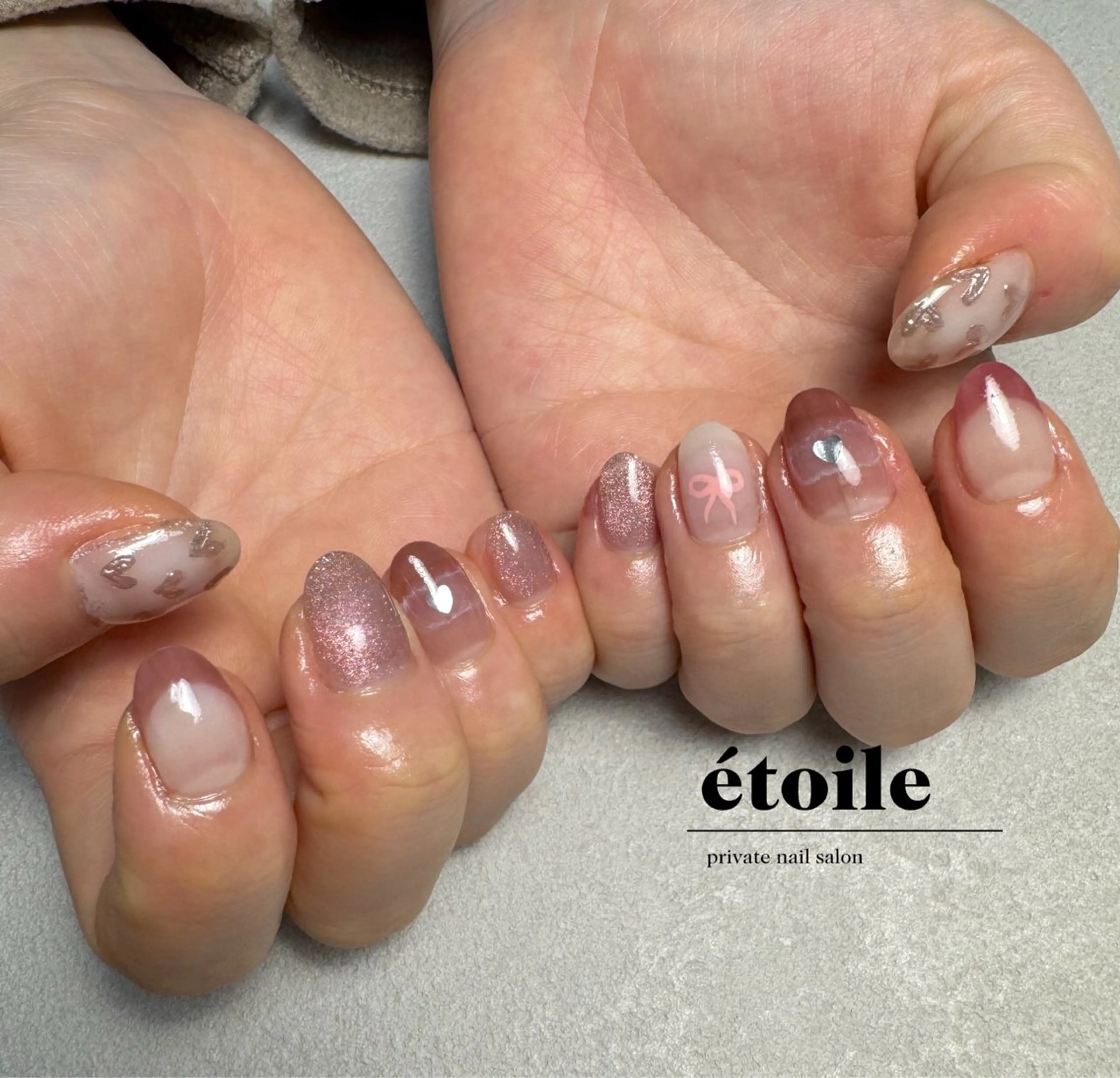 ネイル マグネットネイル 持ち込み ハンドネイル étoile ｜ayaのネイルデザイン