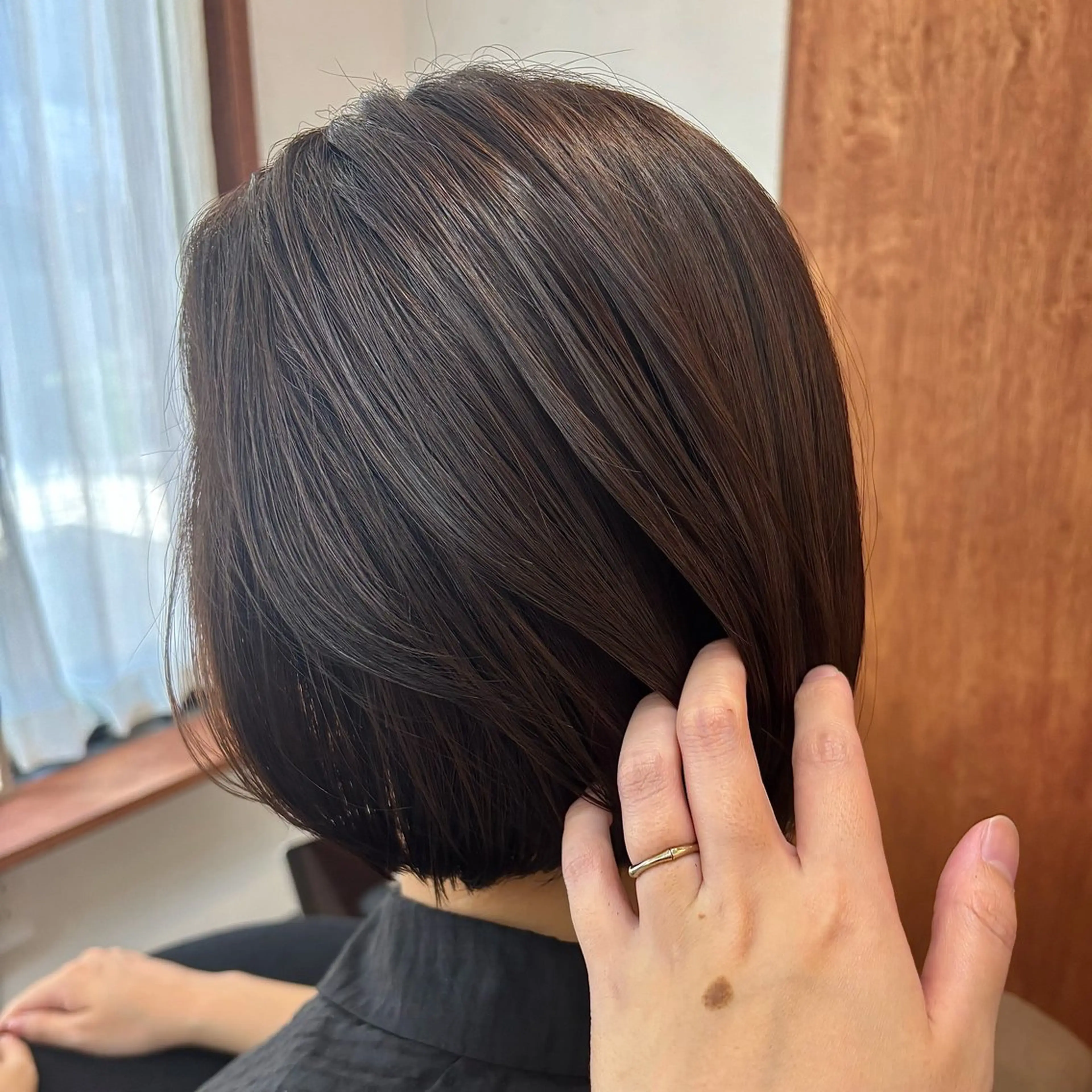 ショート カット ヘアカラー トリートメント chiho🌛ボブ /髪質改善カラー🫧のヘアスタイル