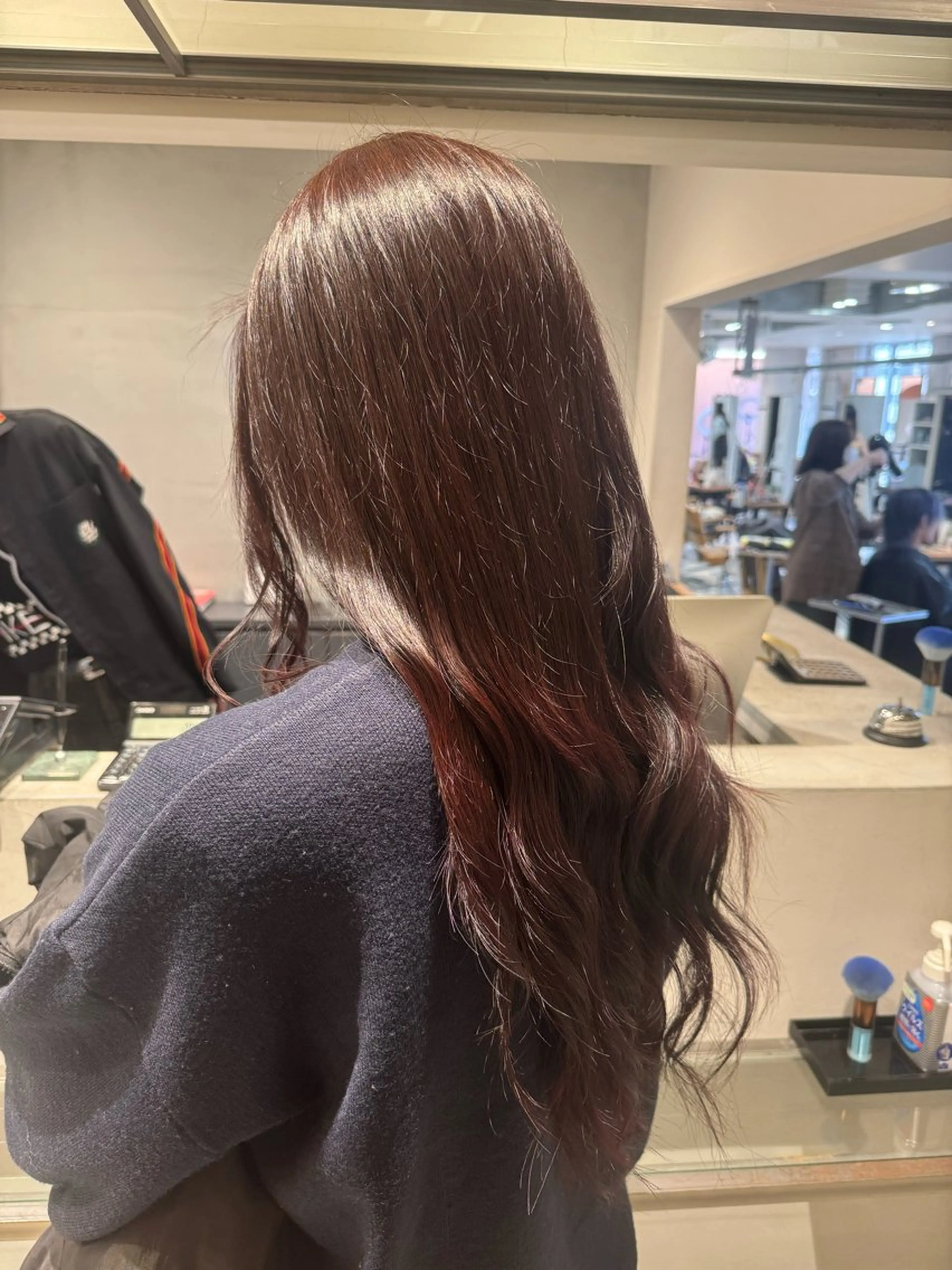 ロング 🌶推しカラー RINA🌶´-のヘアスタイル