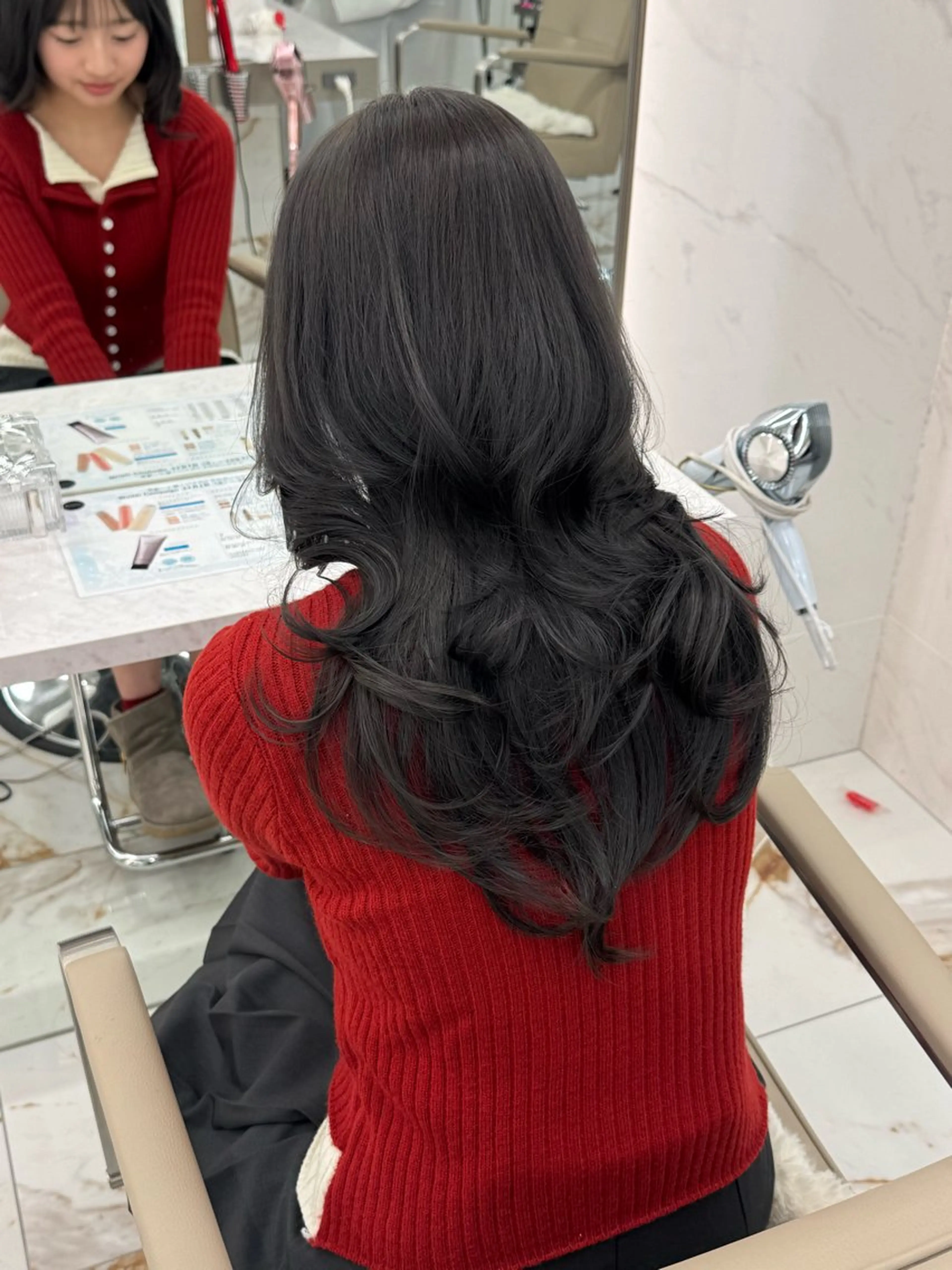 セミロング カラー カット ヘアカラー トリートメント ヘアセット 栄美容師/kiti /ボブ/ケントのヘアスタイル