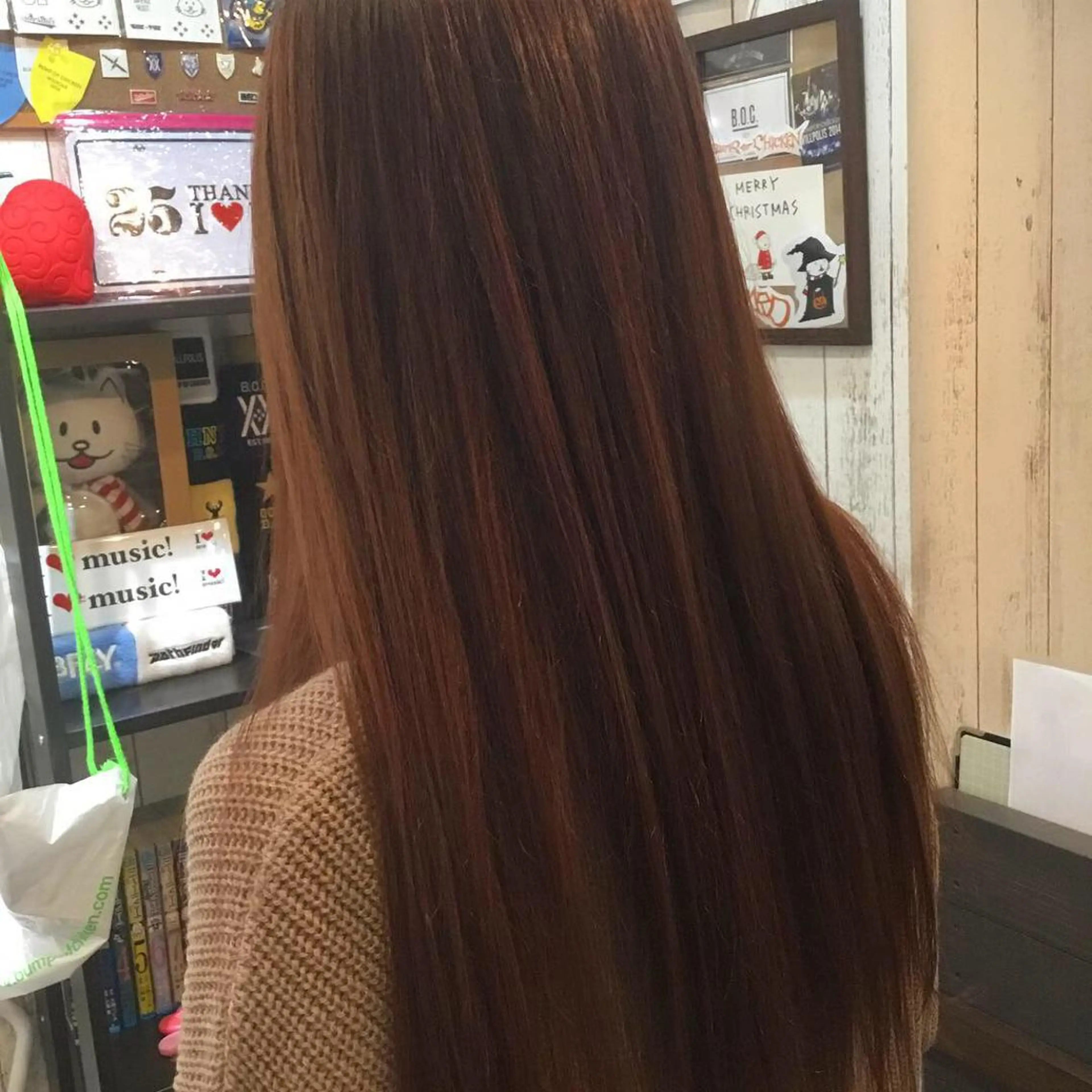 ロング カラー 金崎 新吾のヘアスタイル