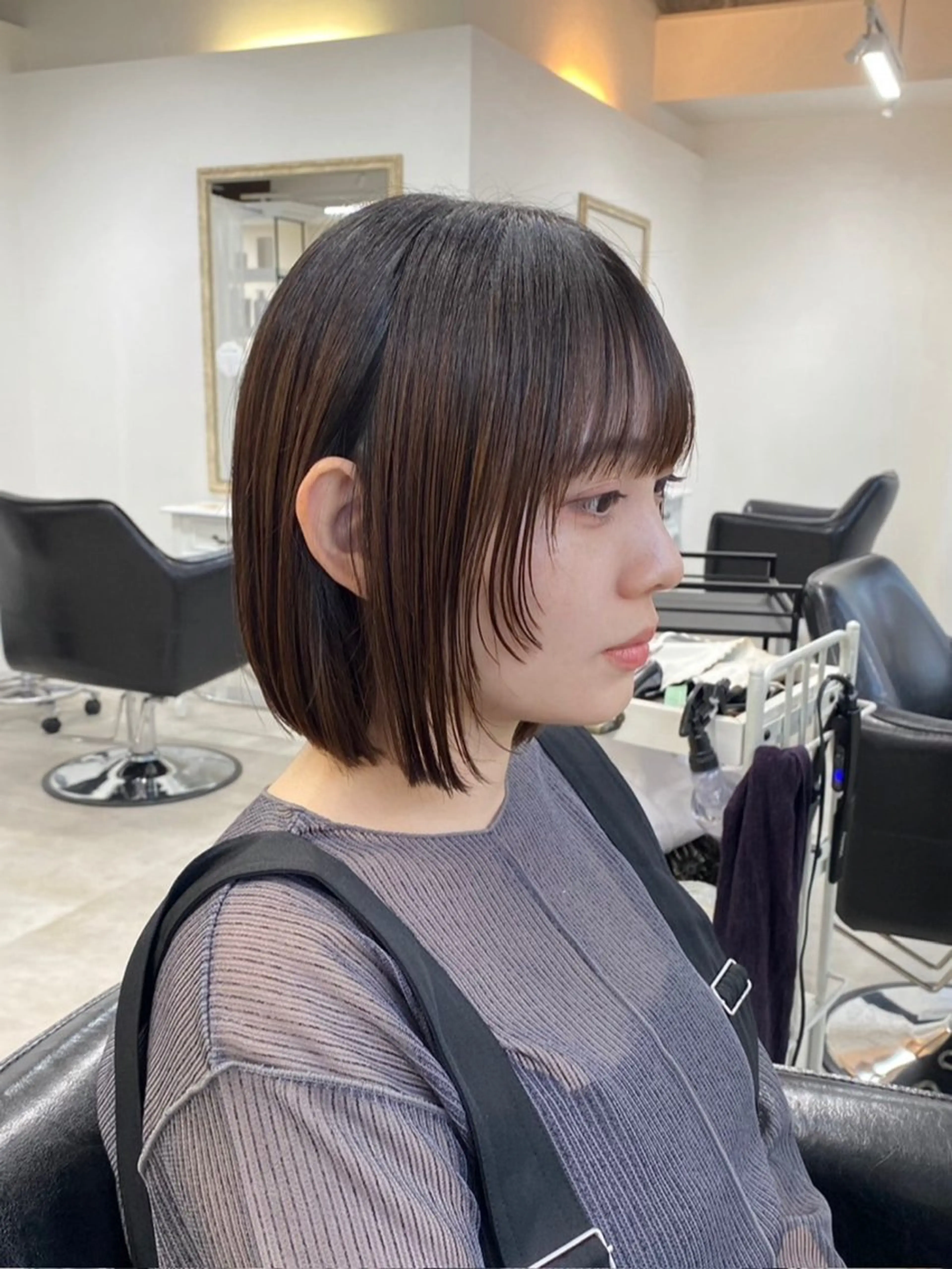 ショート カット ヘアカラー トリートメント ChLem所属・ショート✨レイヤー✨ 池田　慧太のヘアスタイル