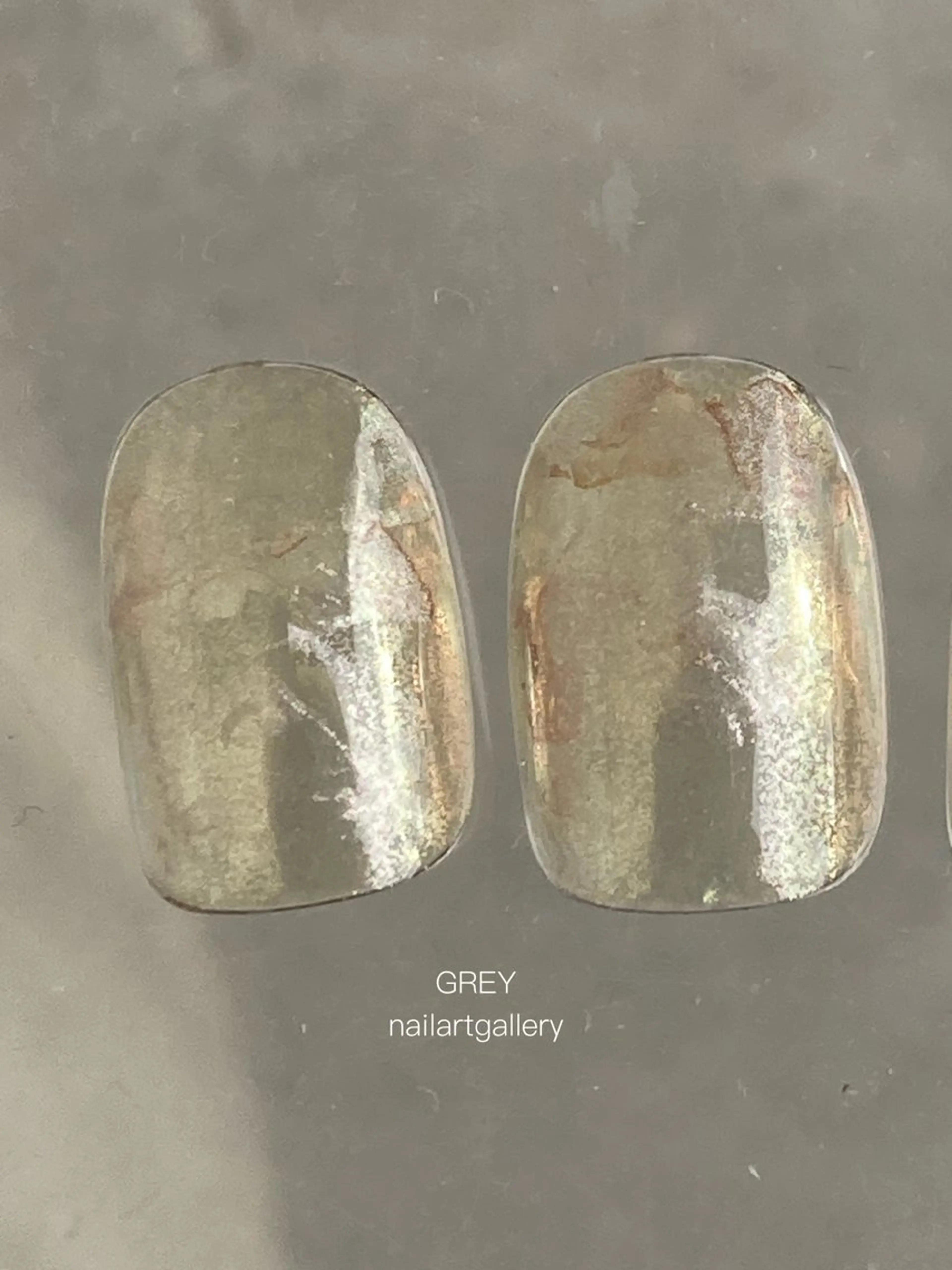 ネイル アートネイル 【GREY】 TAIRAのネイルデザイン